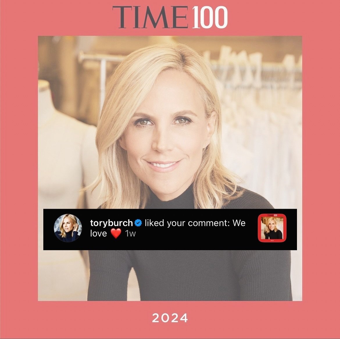 Special shoutout to @toryburch who&rsquo;s been honor @time. She&rsquo;s an icon, mogul, and the queen of branding!! 

#toryburch #time #honor #womenwear #sportswear #branding #marketing #kztinc