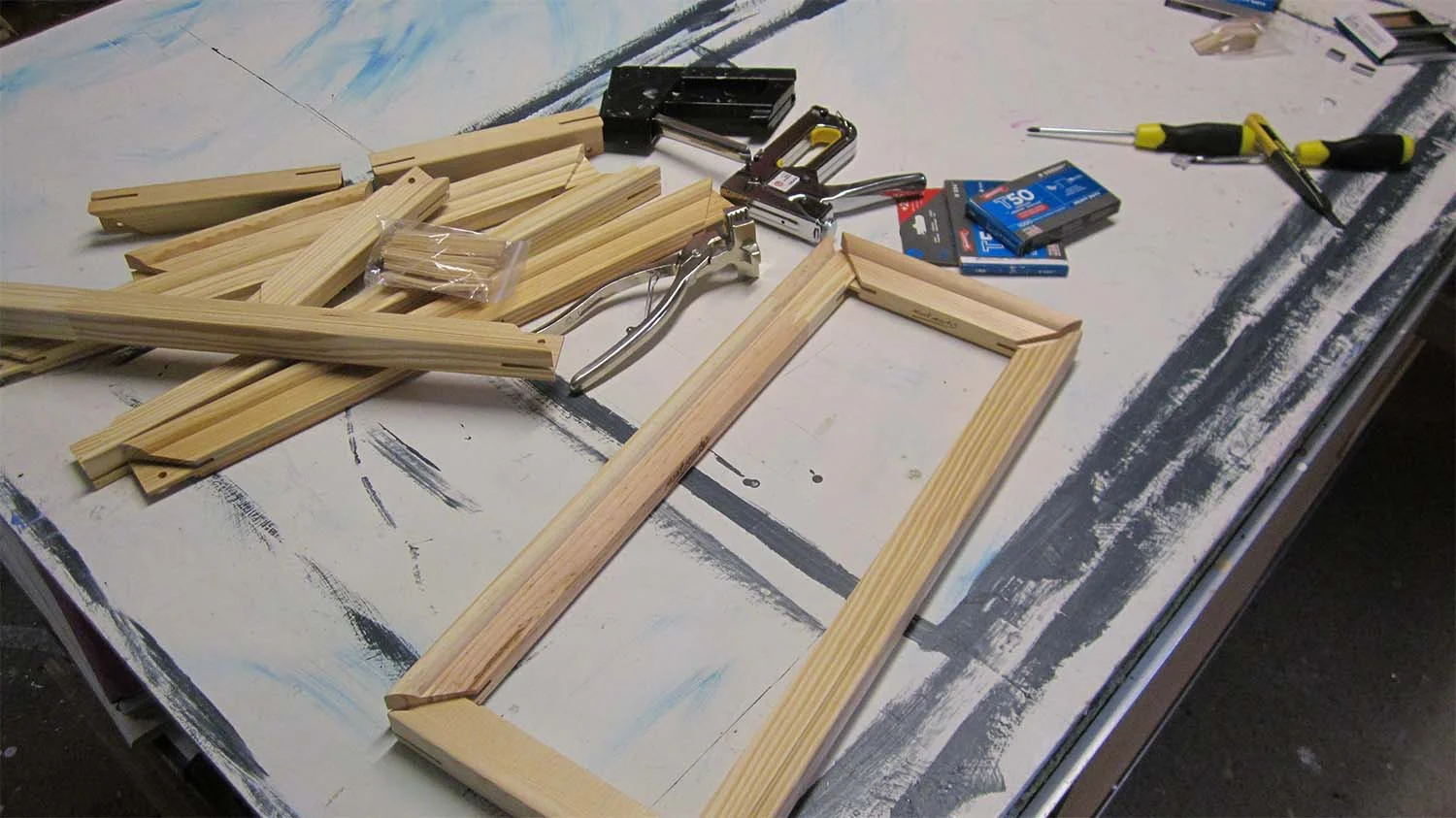 Stretcher Bars and Tools