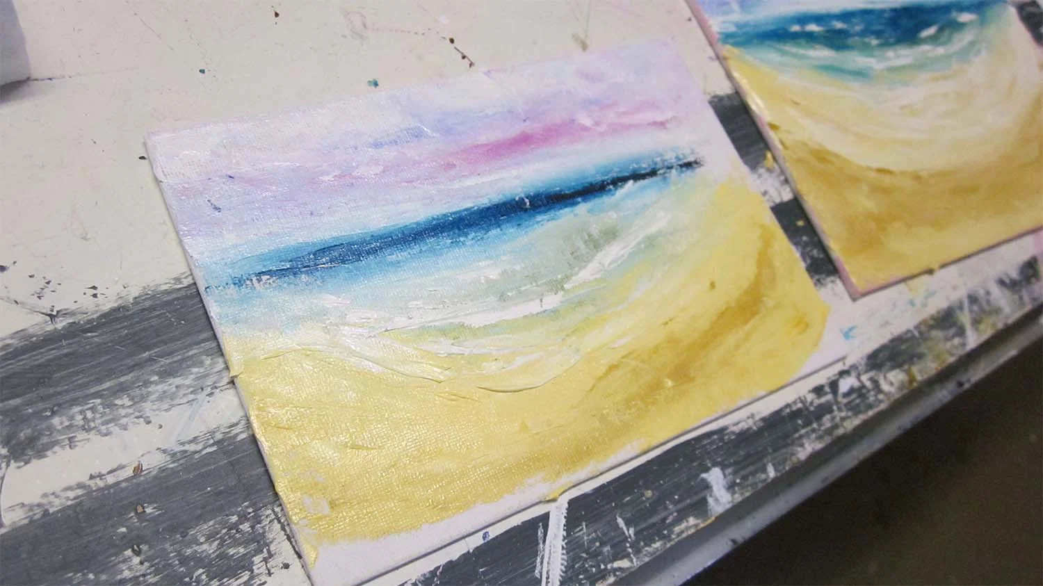 Small Sky Sea and Sand study