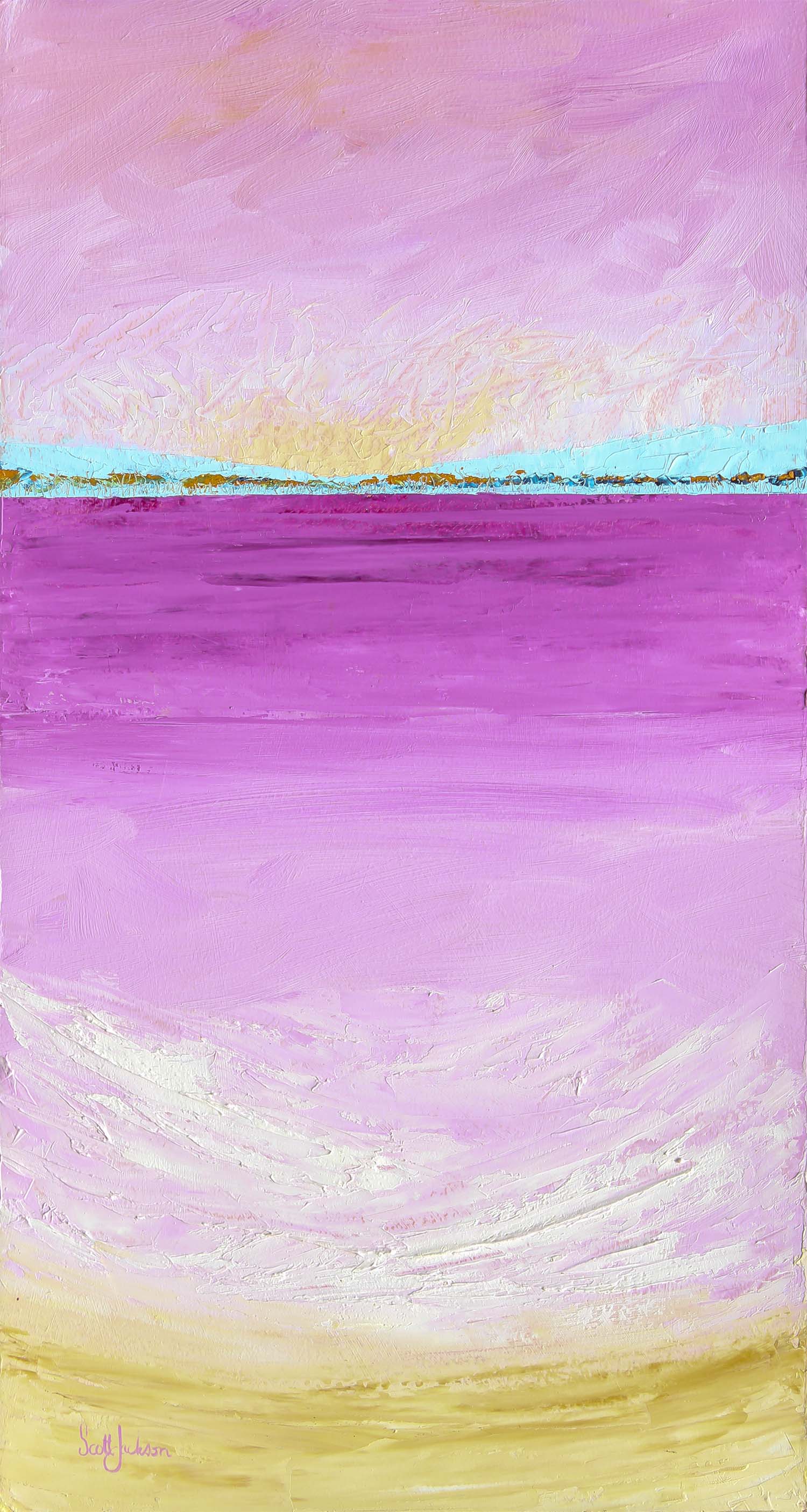 On of a series created for the light an atmospheric changes on the lakeland landscape...love the colour and the texture.. Title "On The Edge - with Treeline", oil on board, ready to hang, ref 0345, 76 cm x 40 cm, $480 AUD