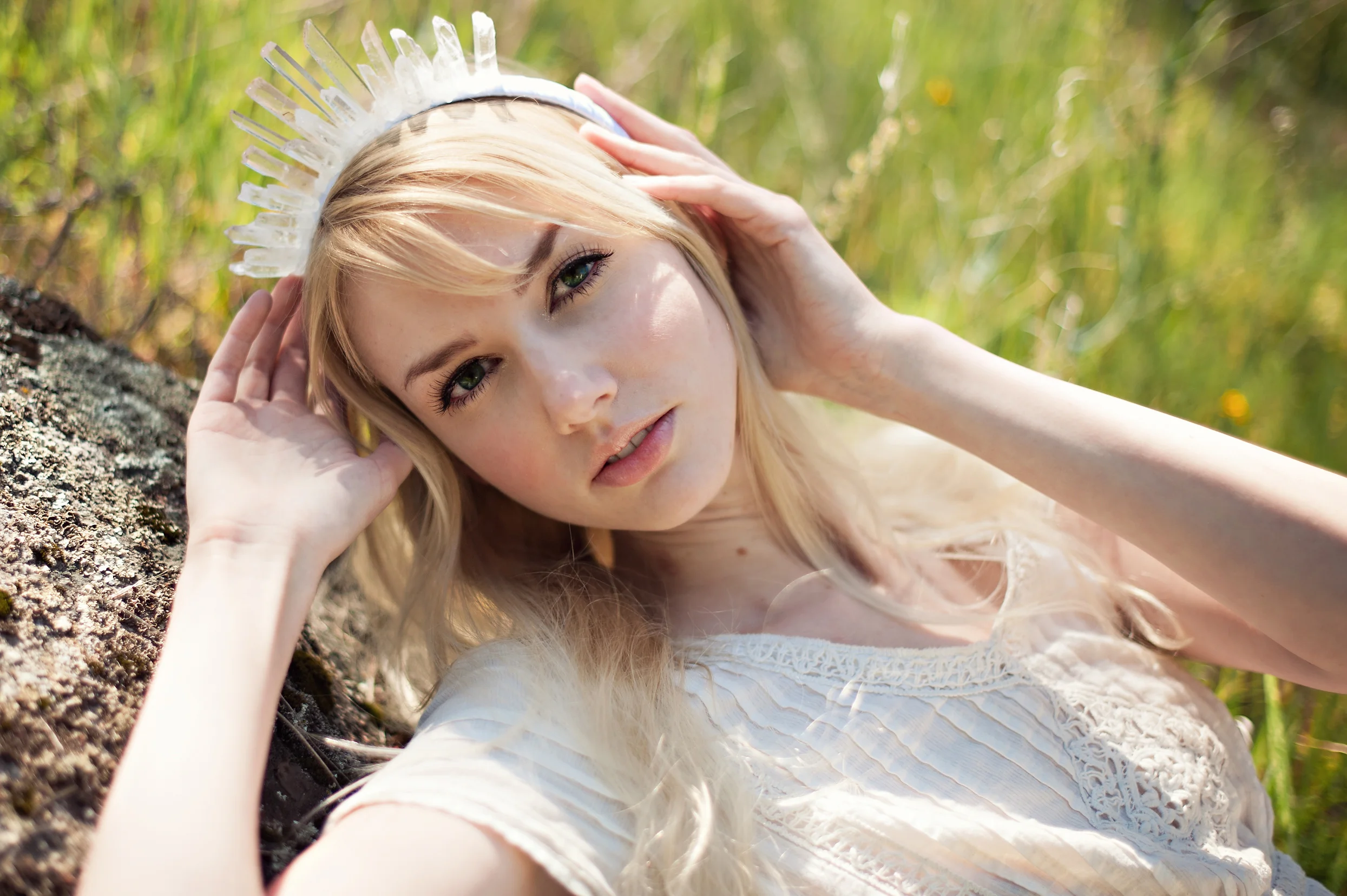 Malta crown available for purchase soon! Shot by renowned photographer Sylvia Gunde Model // Manzi DeYoung Shot in Sequoia & Kings Canyon National Park, CA, USA Photo © Creature of Habit