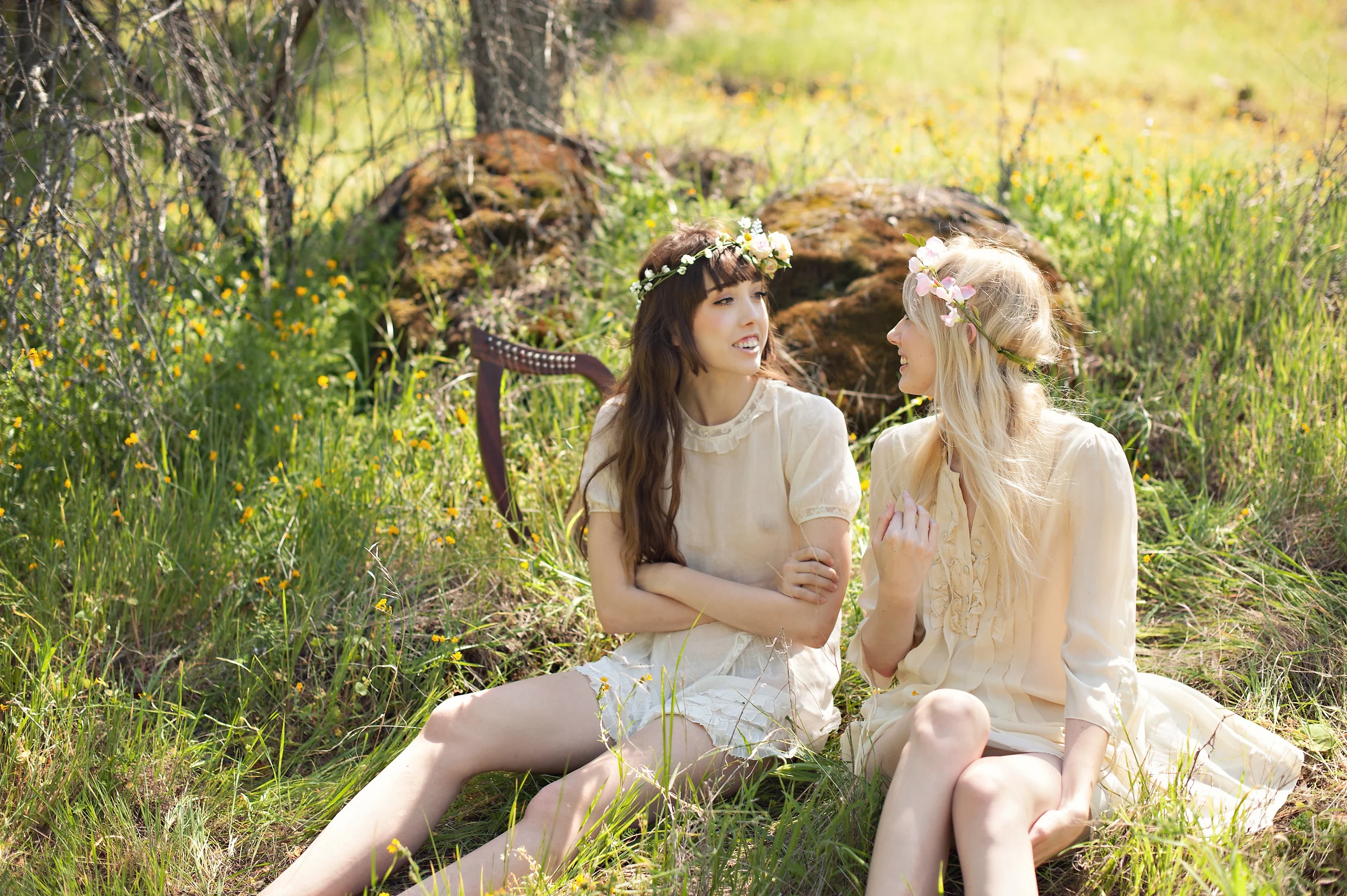 Purchase Cordelia crown here and Ostara crown here + light up version here Shot by renowned photographer Sylvia Gunde Models // Zoe Flood & Manzi DeYoung Shot in Sequoia & Kings Canyon National Park, CA, USA Photo © Creature of Habit