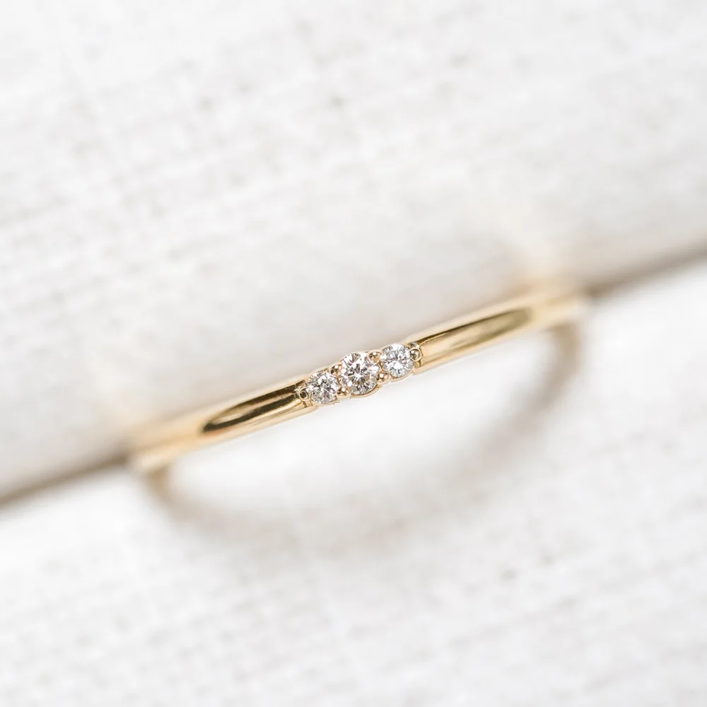 Past Present Future Ring — Diamond — EMI GRANNIS