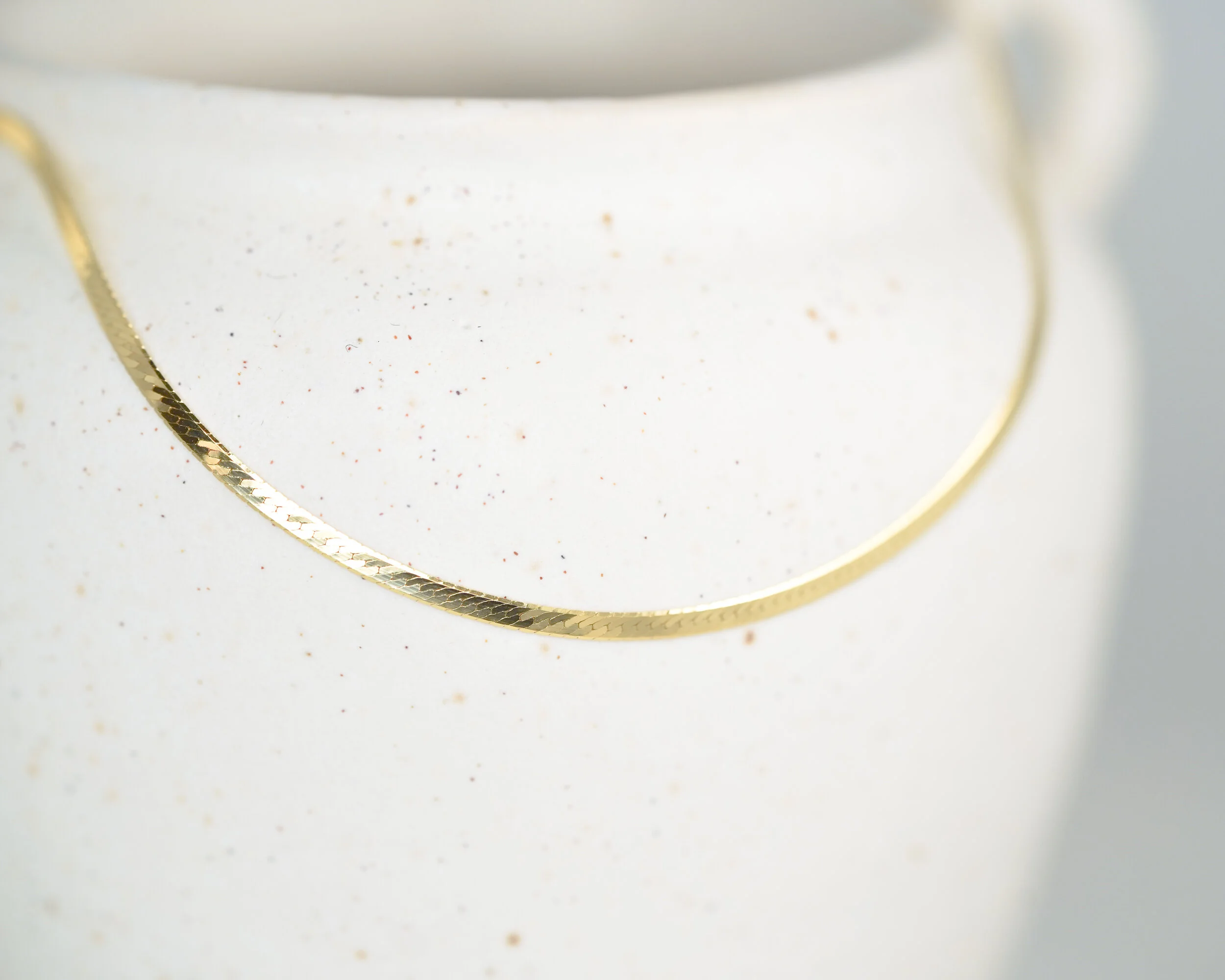 herringbone chain - thin — EMI GRANNIS