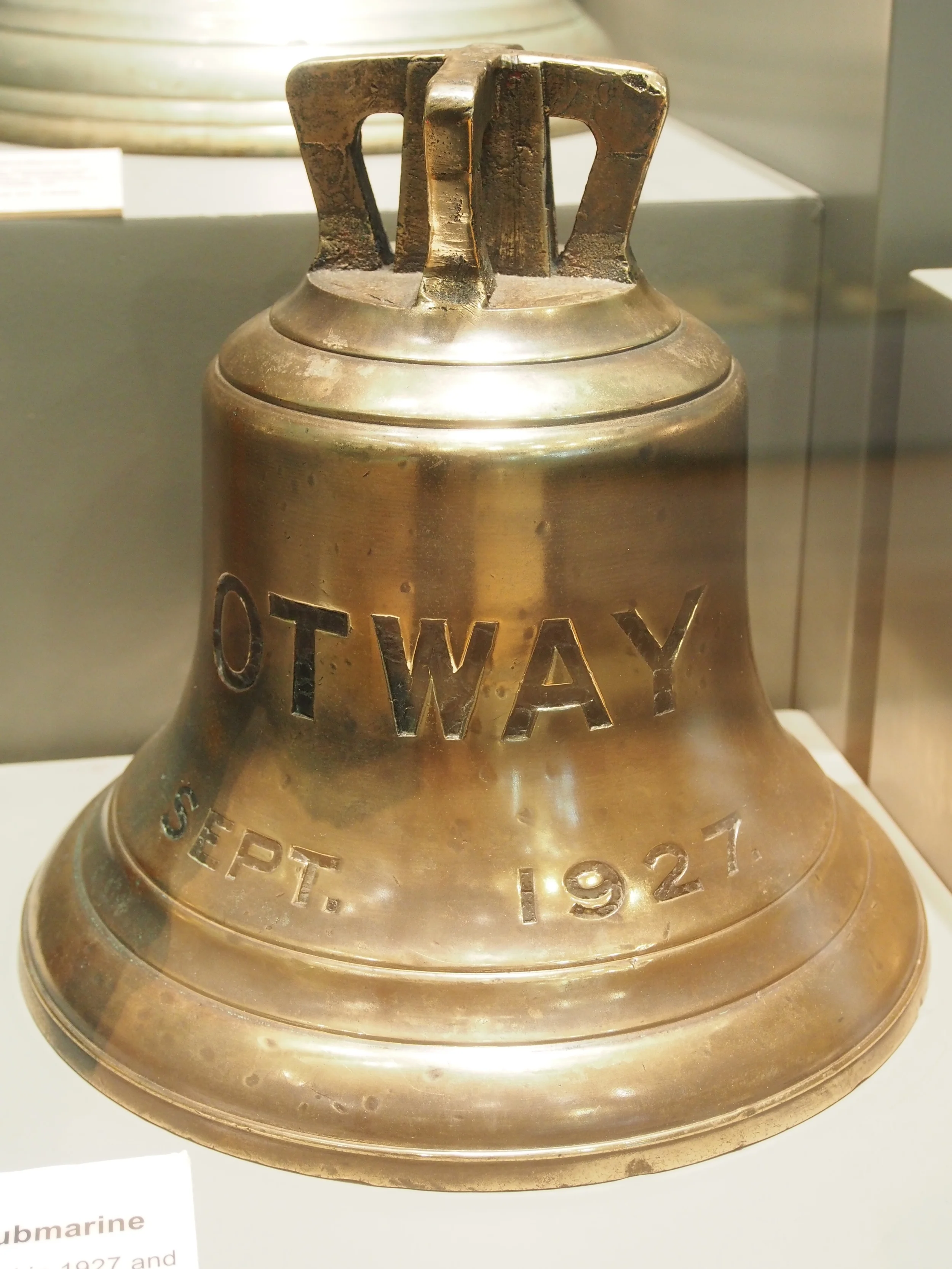 Bell from the HMAS Otway