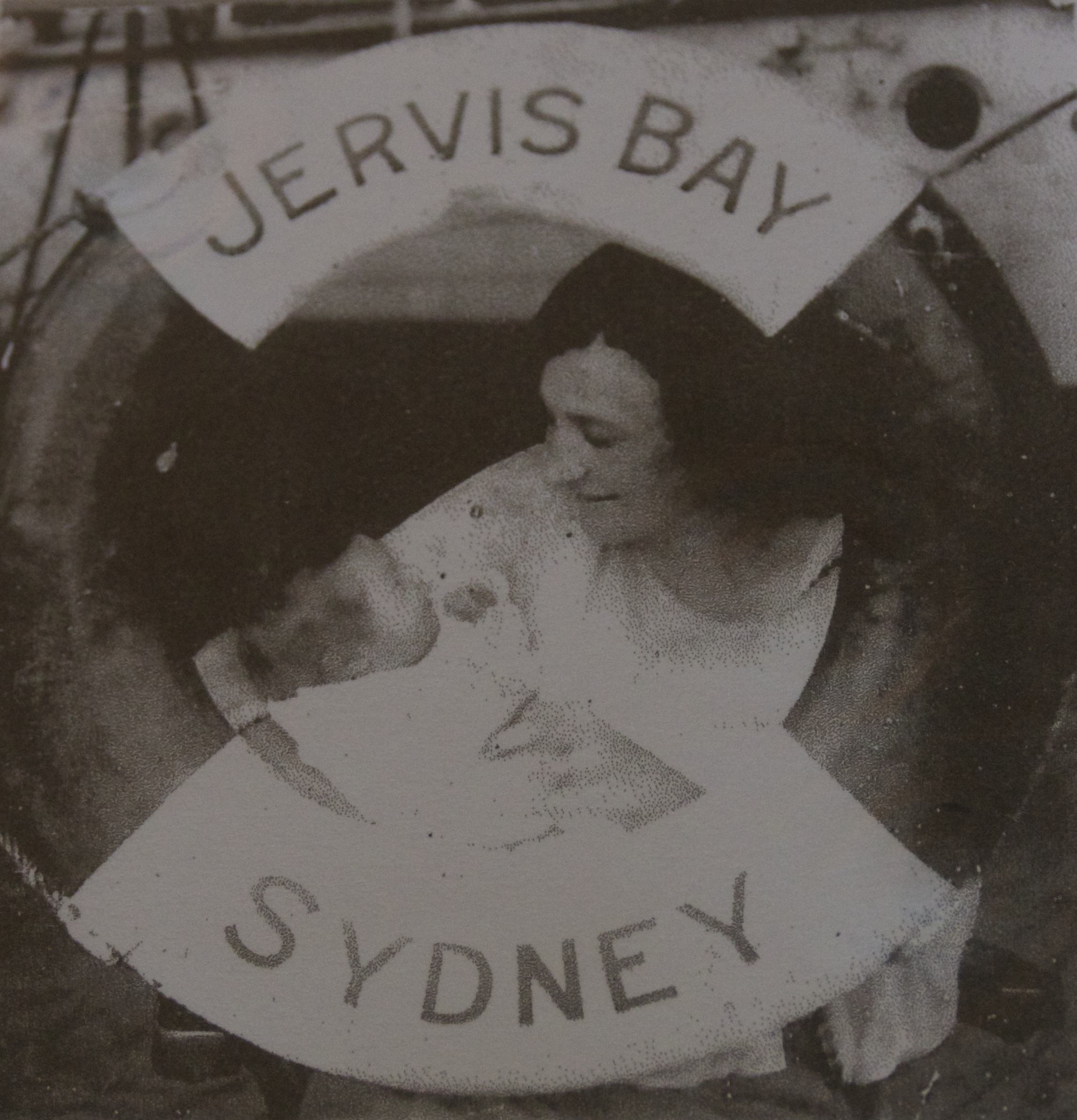 Jean and her mother Ella on board TSS Jervis Bay in 1922