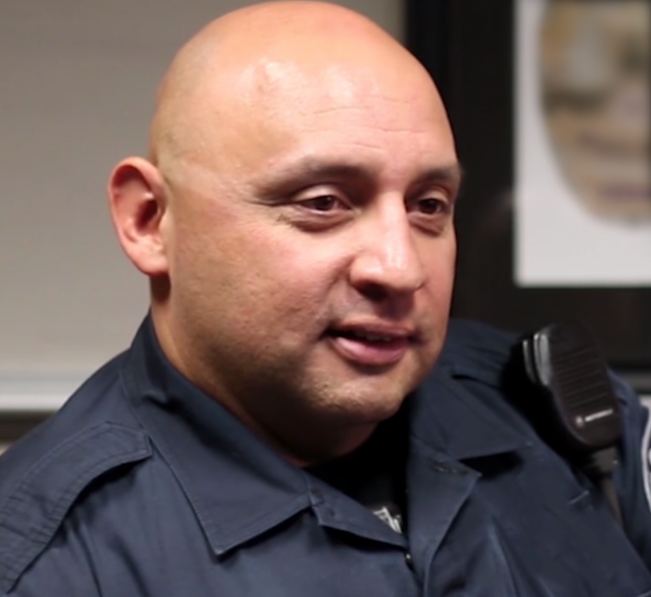 Interviewing Javier Bustos for Officer involved in 2014.