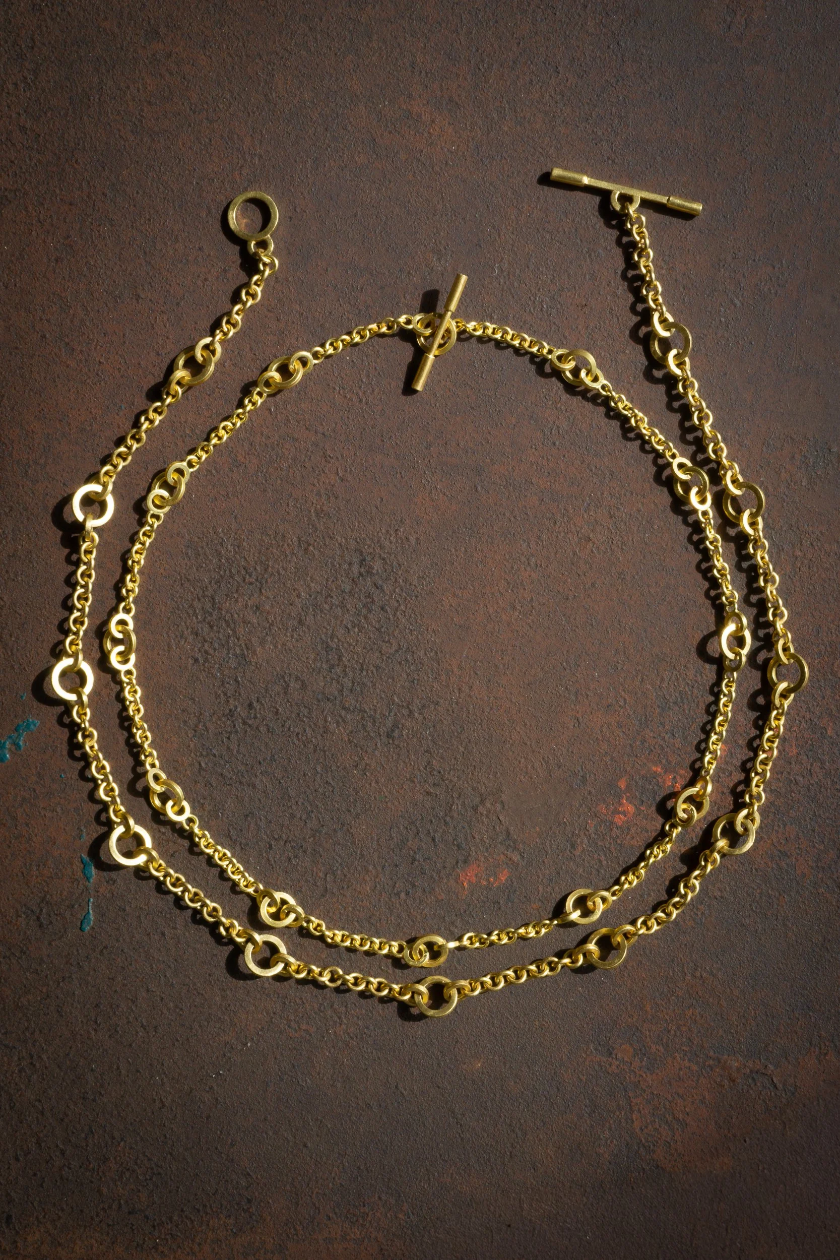 Triadic Chain in two different scales shown in entirety.