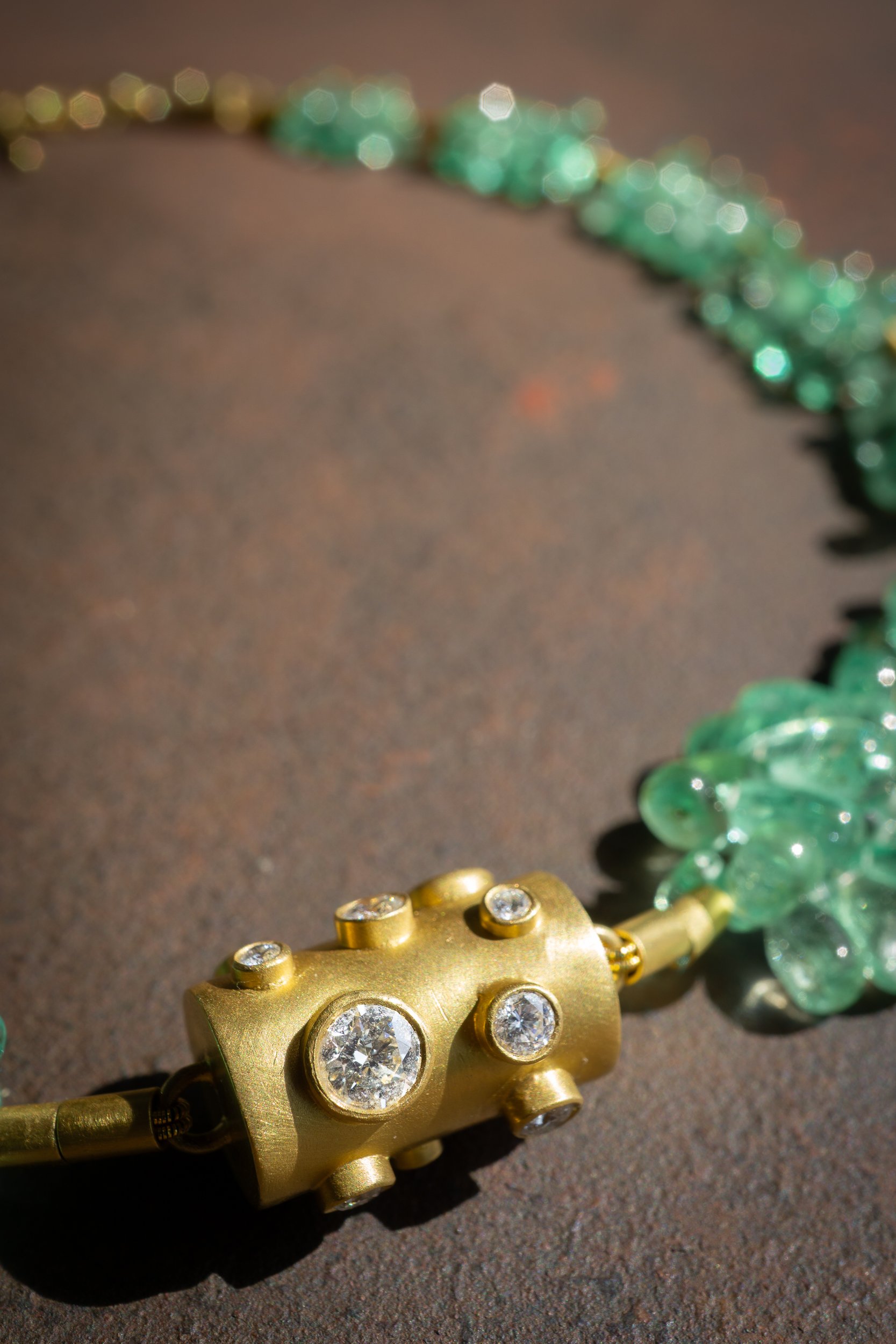 Tears of Aphrodite, Variation on a Theme No. 2, showing detail of centerpiece.