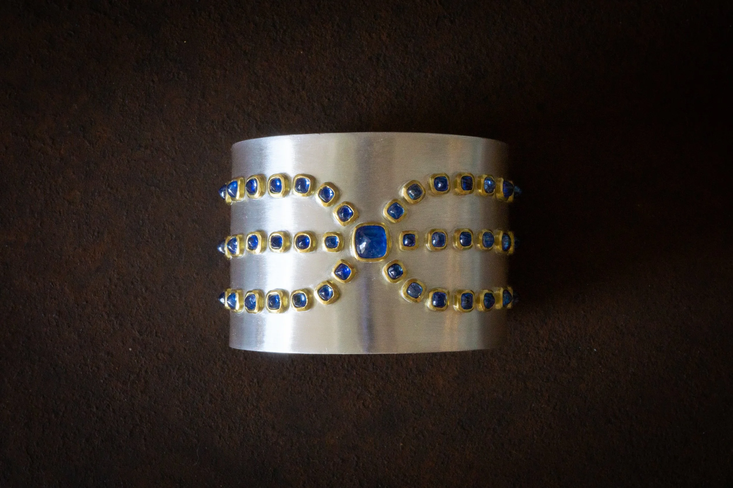 Alcyone Cuff shown straight on.