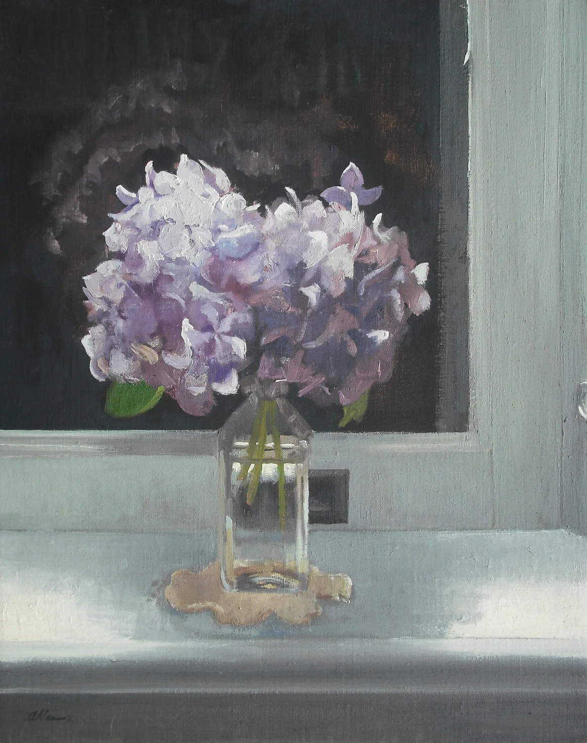 Hydrangea in Sink Light, 2011