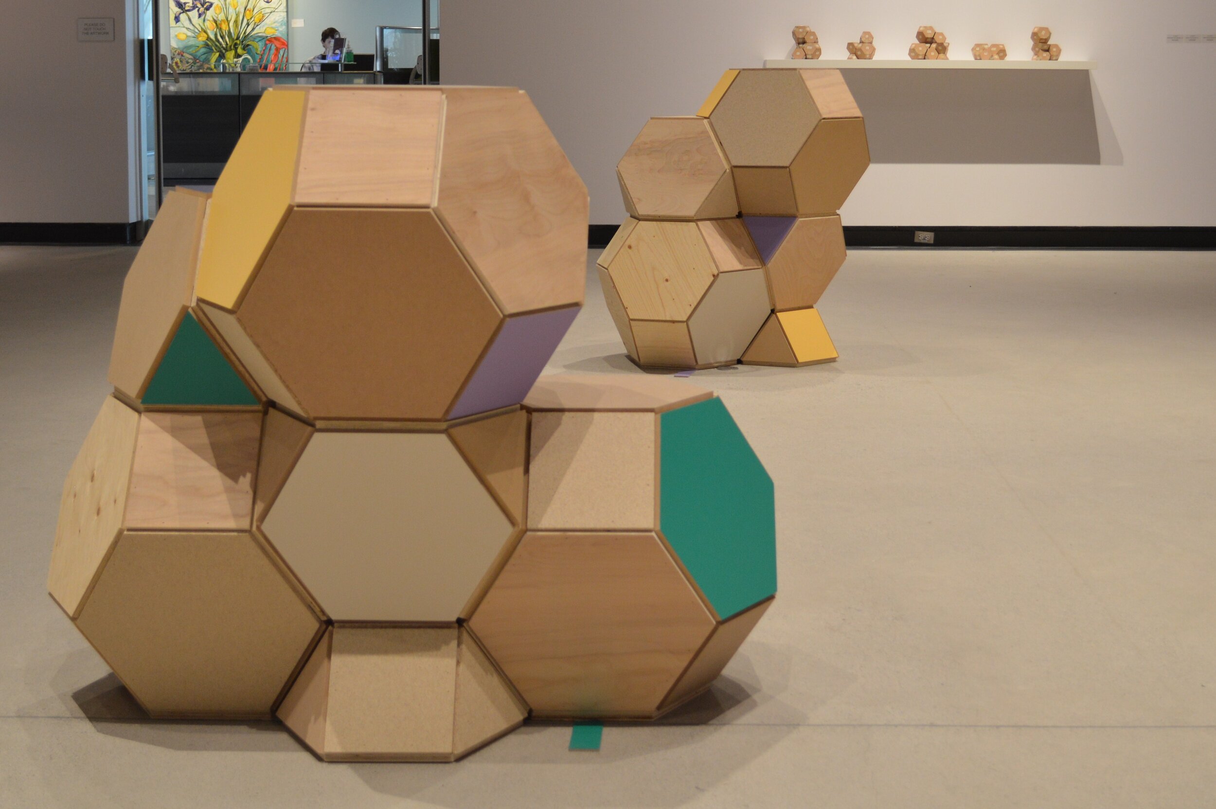 Spring 2013 Series, 2013, Spruce plywood, birch plywood, MDF, particle board, paint and shims.