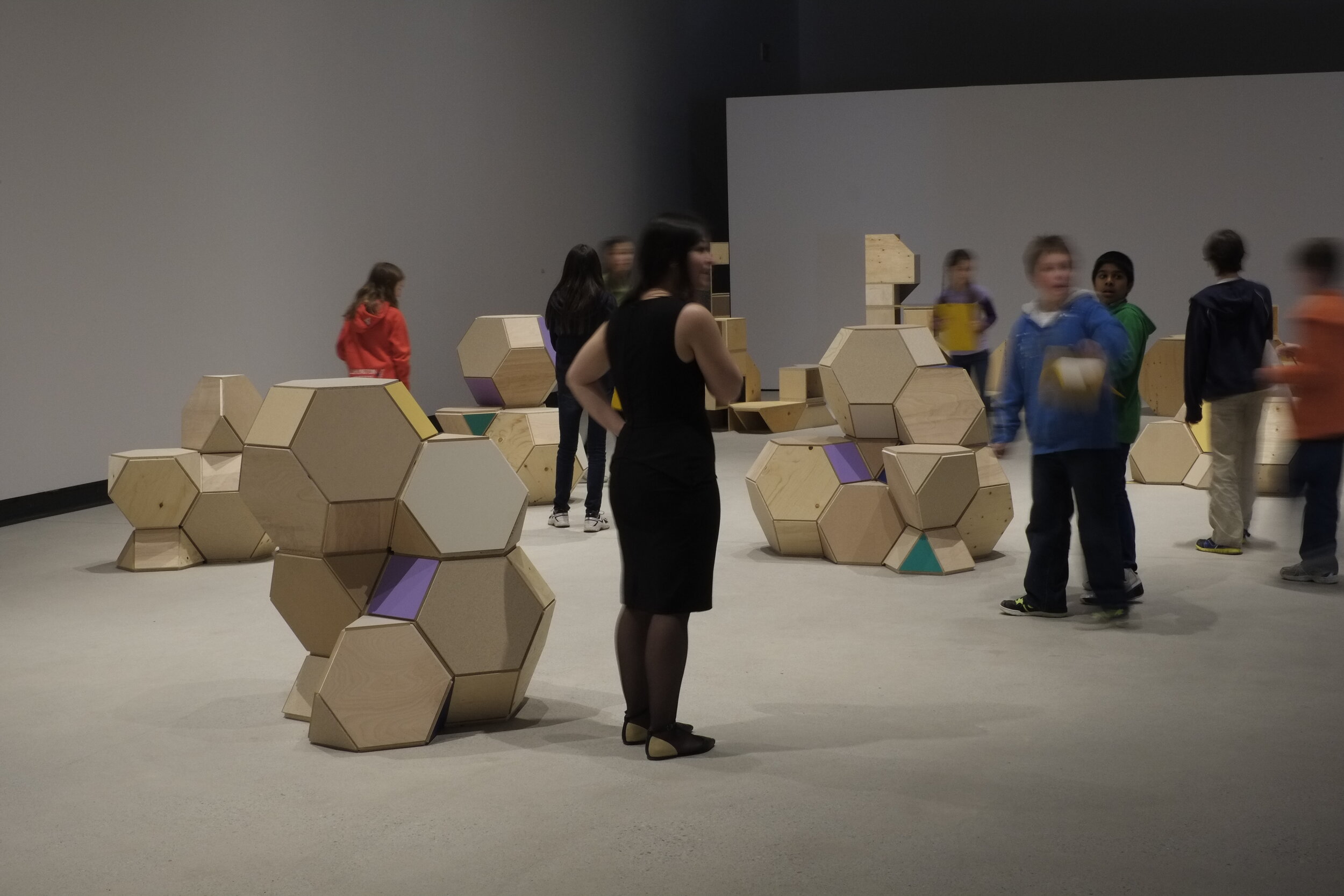Spring 2013 Series, 2013, Spruce plywood, birch plywood, MDF, particle board, paint and shims.