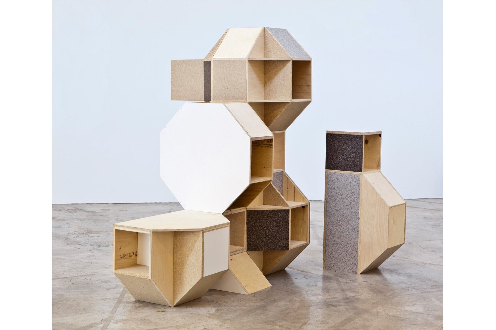 Mattamy Contemporary, 2011, Spruce plywood, birch plywood, countertop, tiles, particle board and shims