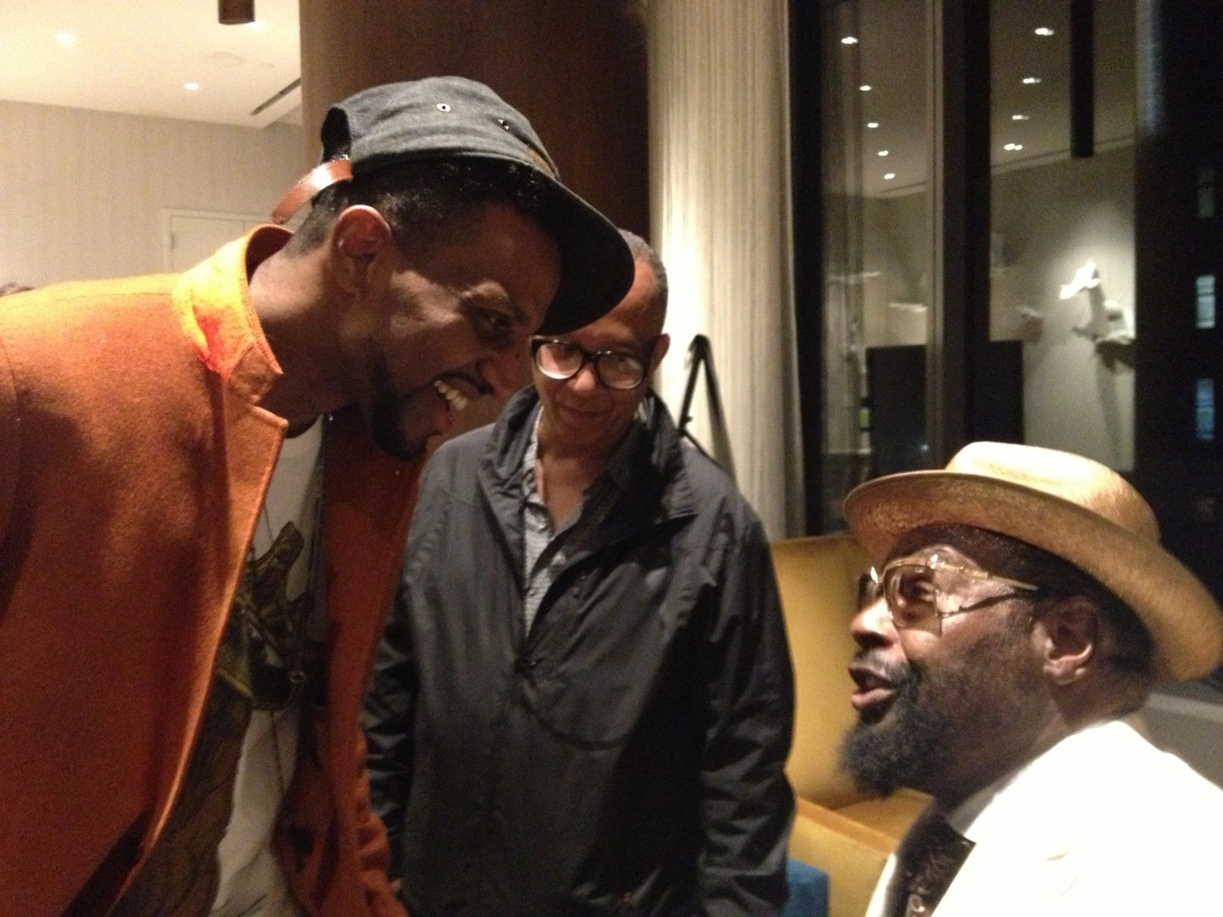 "Point blank, they say J. Ivy on some other shhhhh... Well, let it be none that I've been a son of a gun ever since my Pops grabbed his lover's hips and shot me into the Mothership...I'm spacing out!" - J. Ivy In celebration of our new books, I had the honor of performing and introducing The GodFather of Funk Mr. George Clinton. (Be sure to check out "Brothas Be Like Yo George, Ain't That Funkin' Kinda Hard On You." ) This was one of those moments I'll never forget. There's nothing like doing your thing, but to do it with one of the greatest ever is humbling to say the least. And Big Bruh was cooler than a fan! After the show he kicked a couple poems for me... Some of the coldest poetry I've ever heard. Appreciate the love G! Shout out to the Parliment Family, Funkadelic, Atria Books, Beyond Words, Judith Curr, Yona Deshommes, Emily Han, Jackie Hooper, Richard Cohn, and The Simon & Schuster Family. Looking forward to the next time... "I WANT TO GET FUNKED UP!"