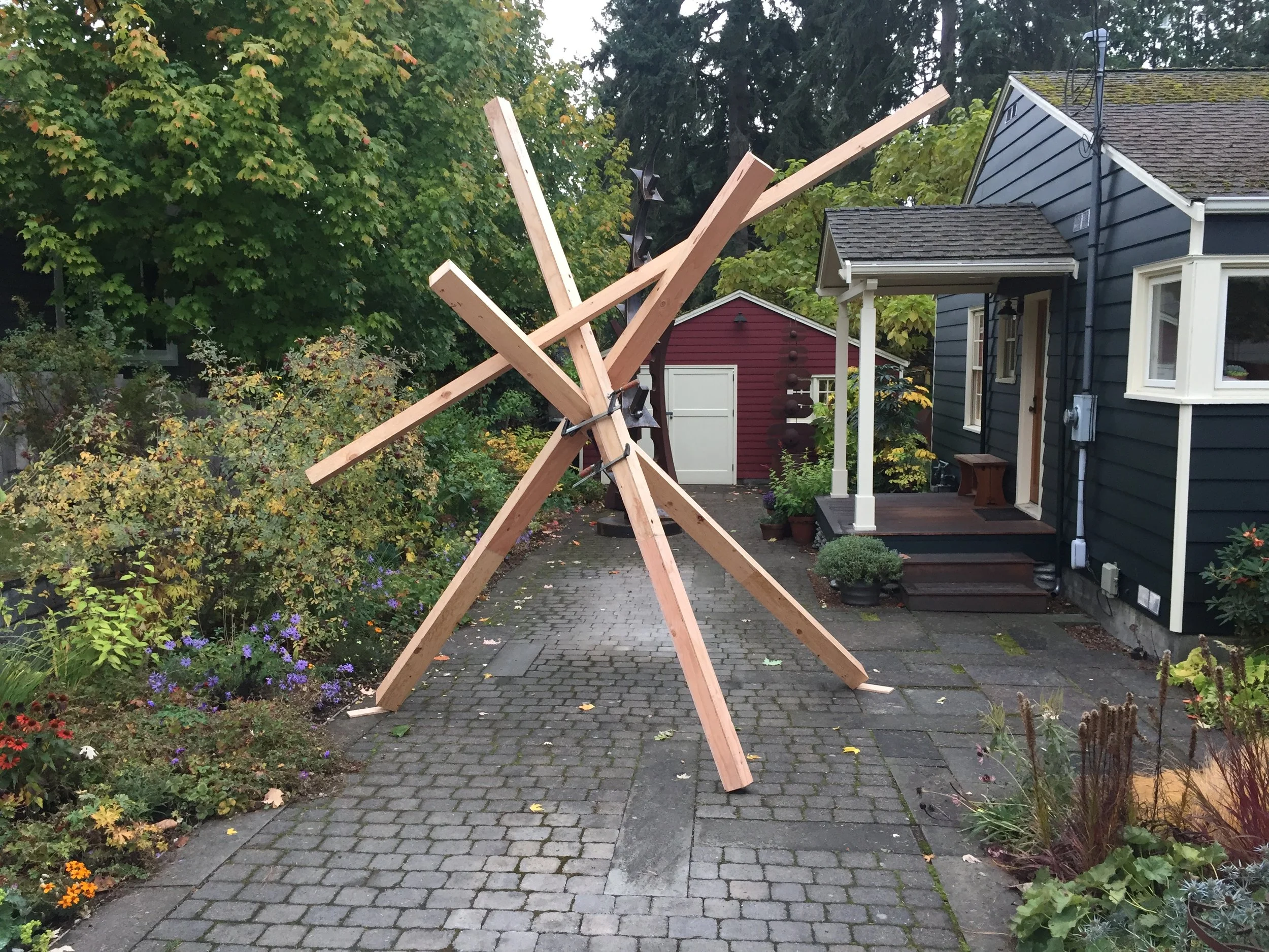 Full scale mock-up to be used for final siting and orientation