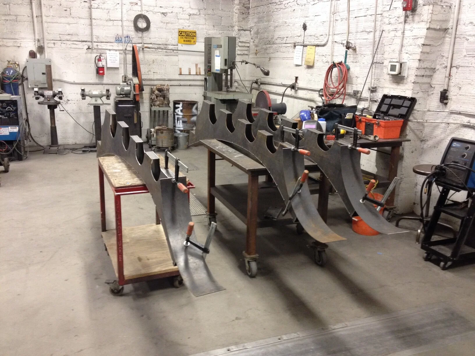 Banding all the upright element edges