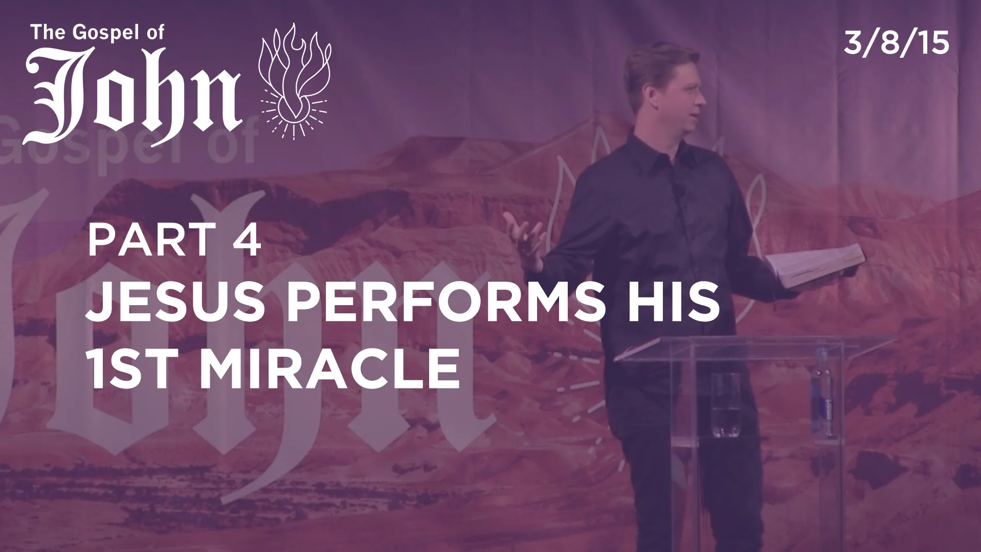 Jesus Performs His 1st Miracle