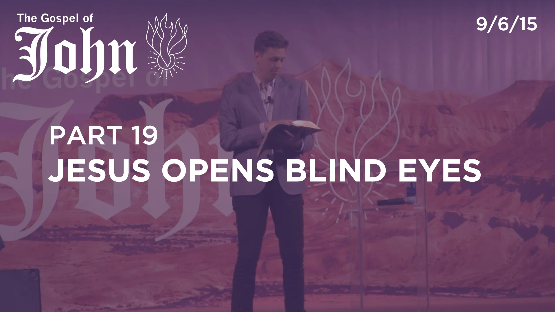 Jesus Opens Blind Eyes