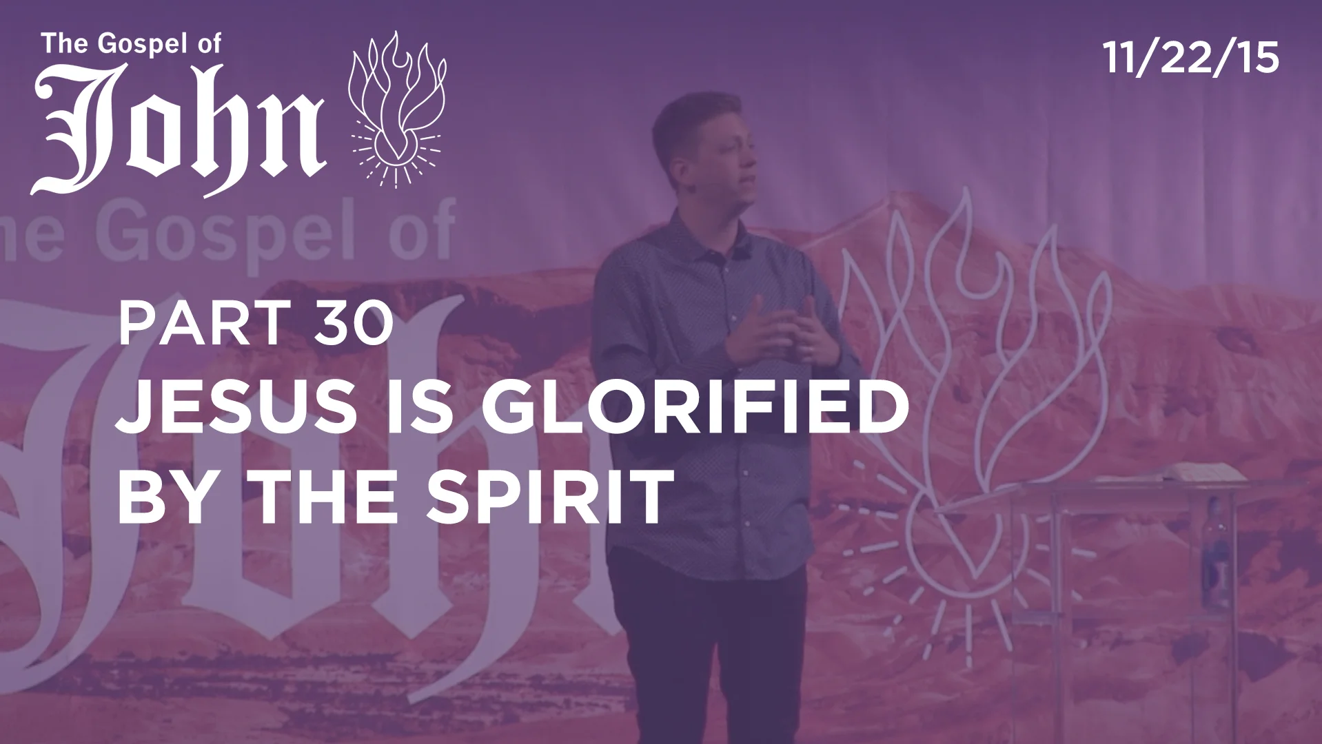 Jesus Is Glorified By The Spirit