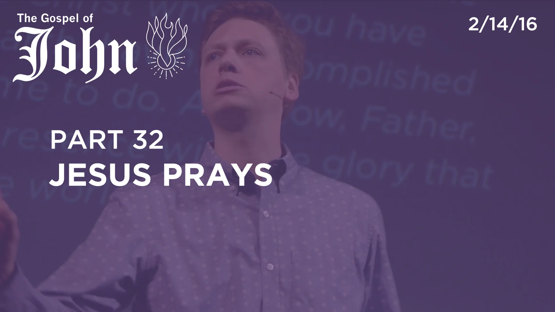Jesus Prays