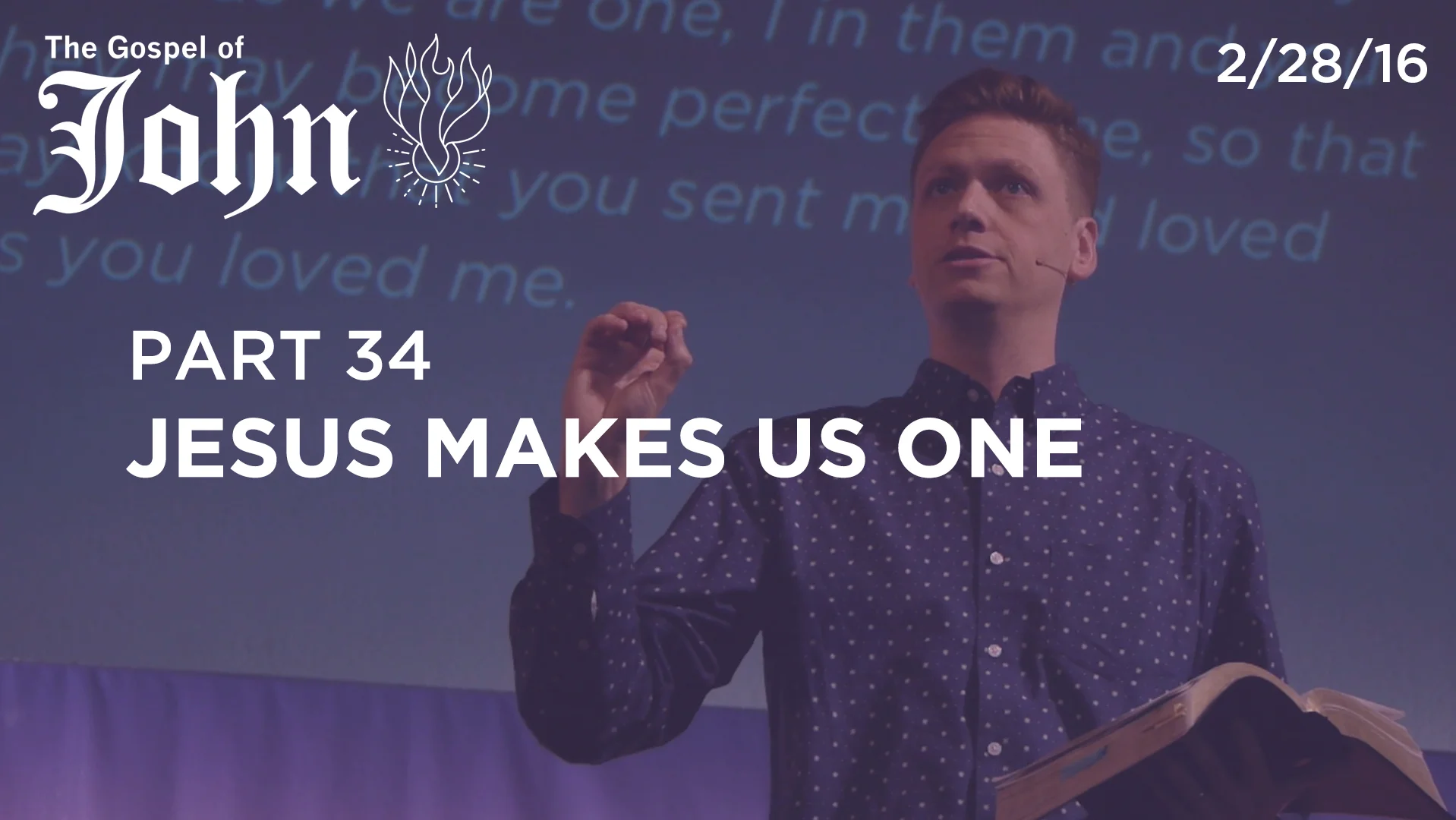 Jesus Makes Us One