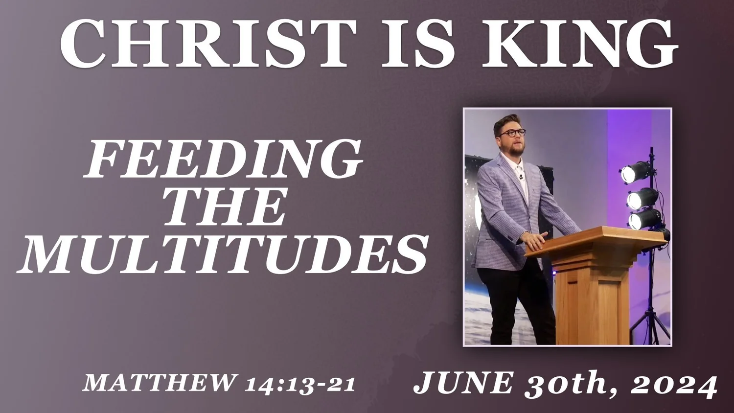 Feeding The Multitudes