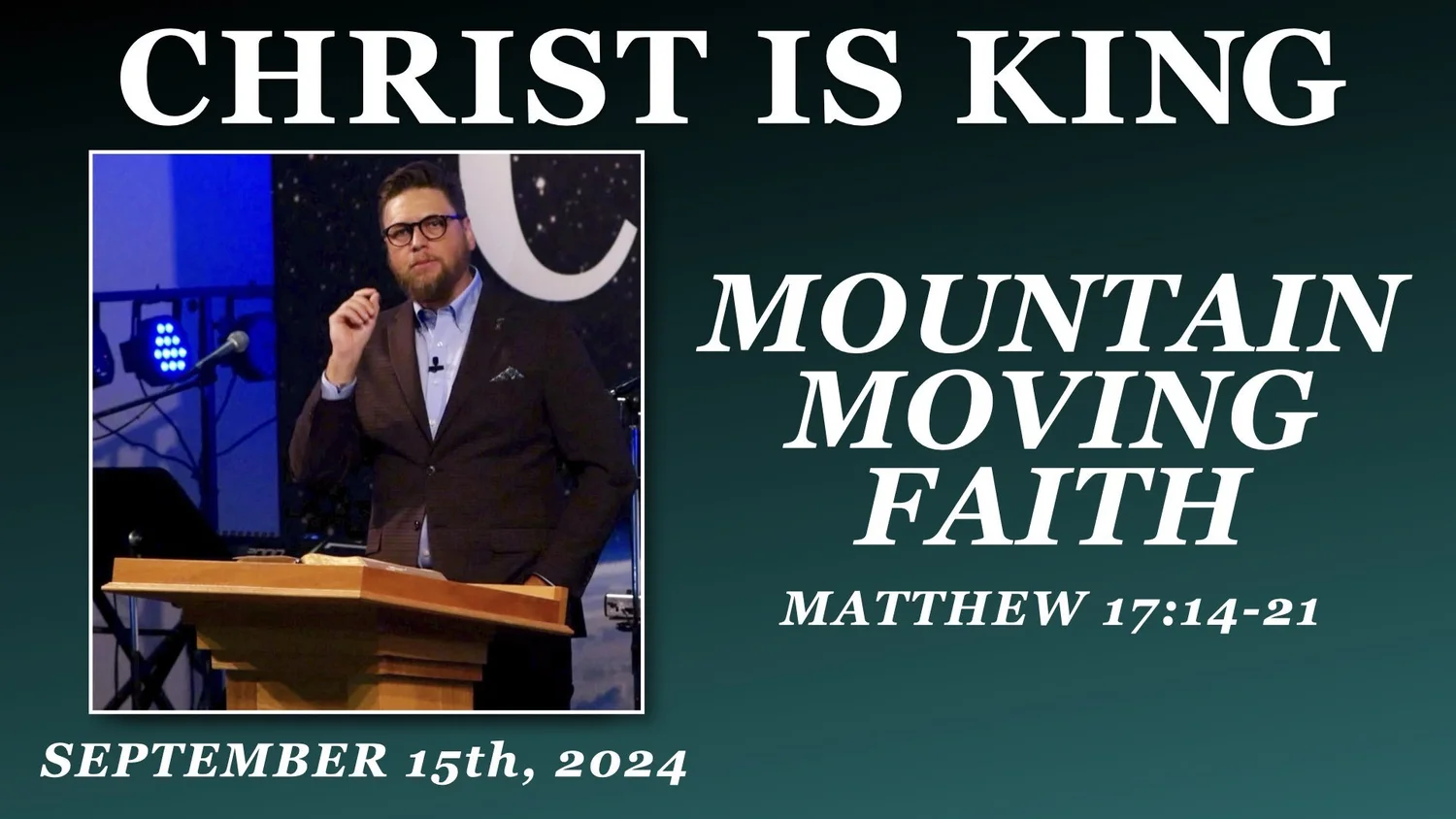 Mountain Moving Faith