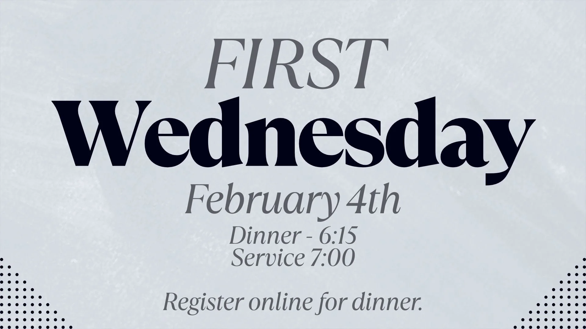 First Wednesday (February)