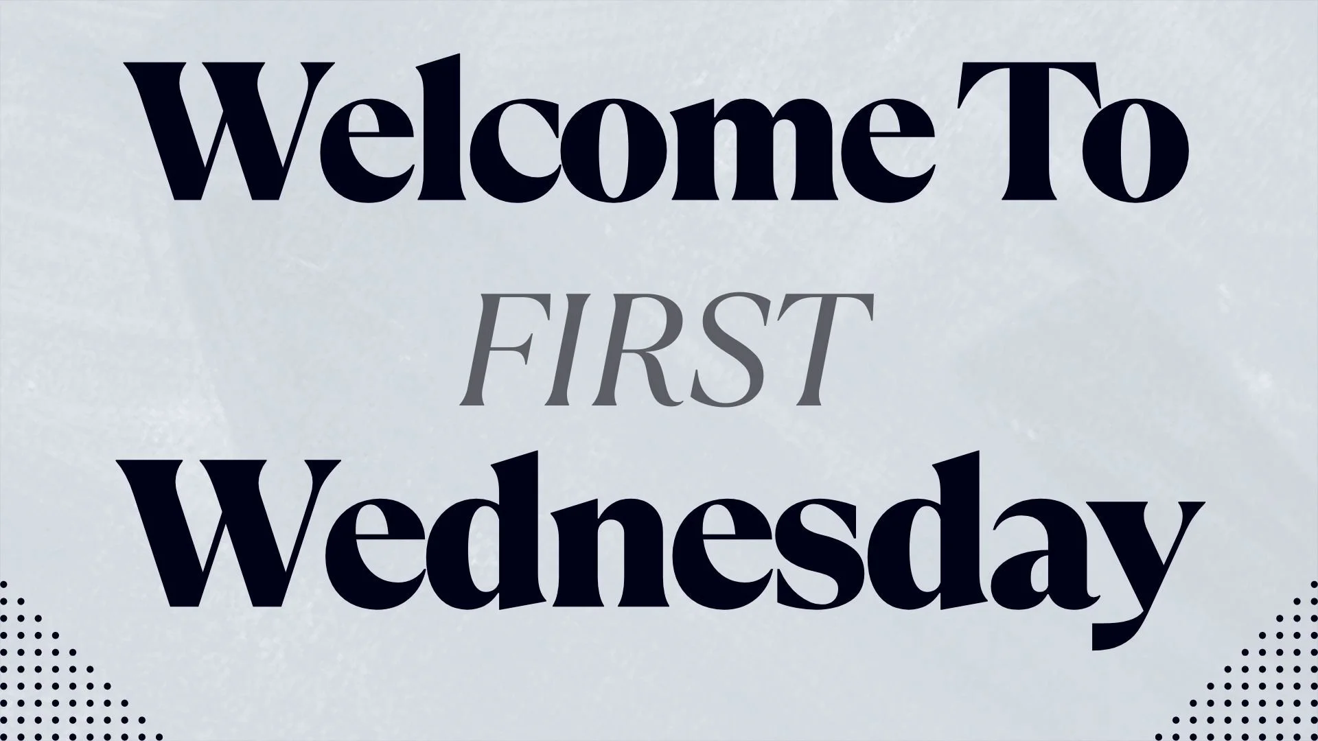 First Wednesday (May)