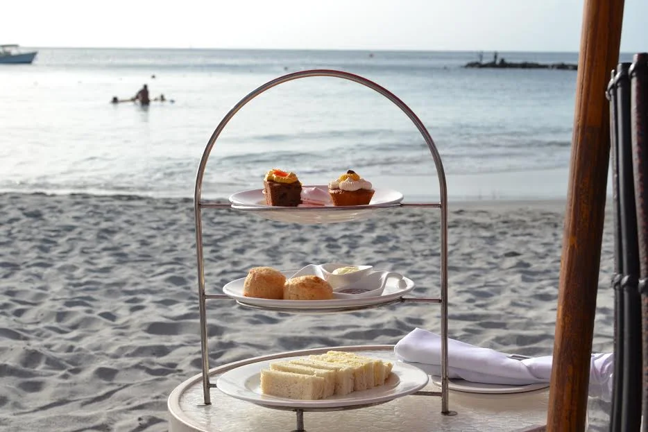 High tea on the beach 