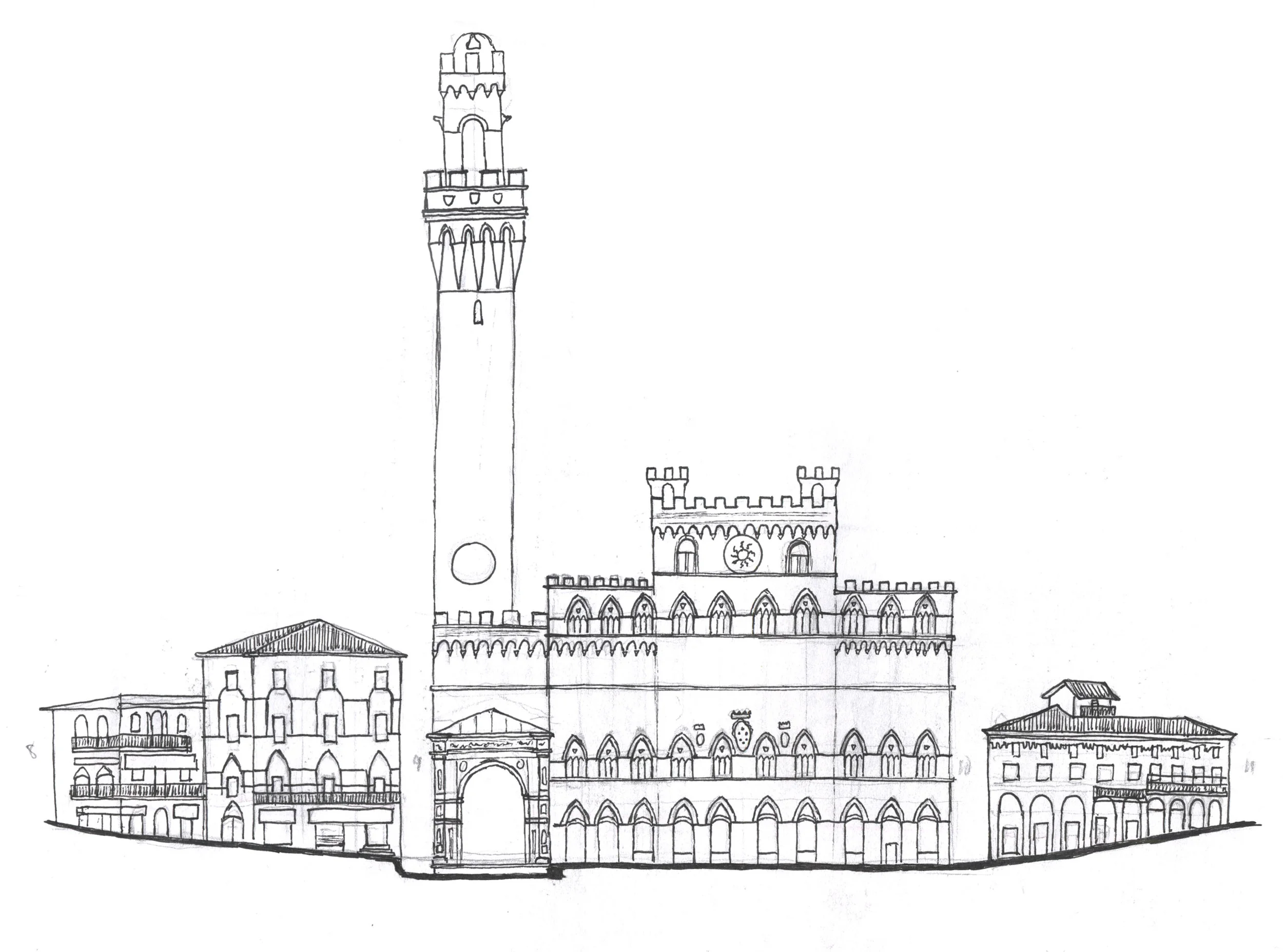 PALAZZO PUBBLICO, SIENA, ITALY