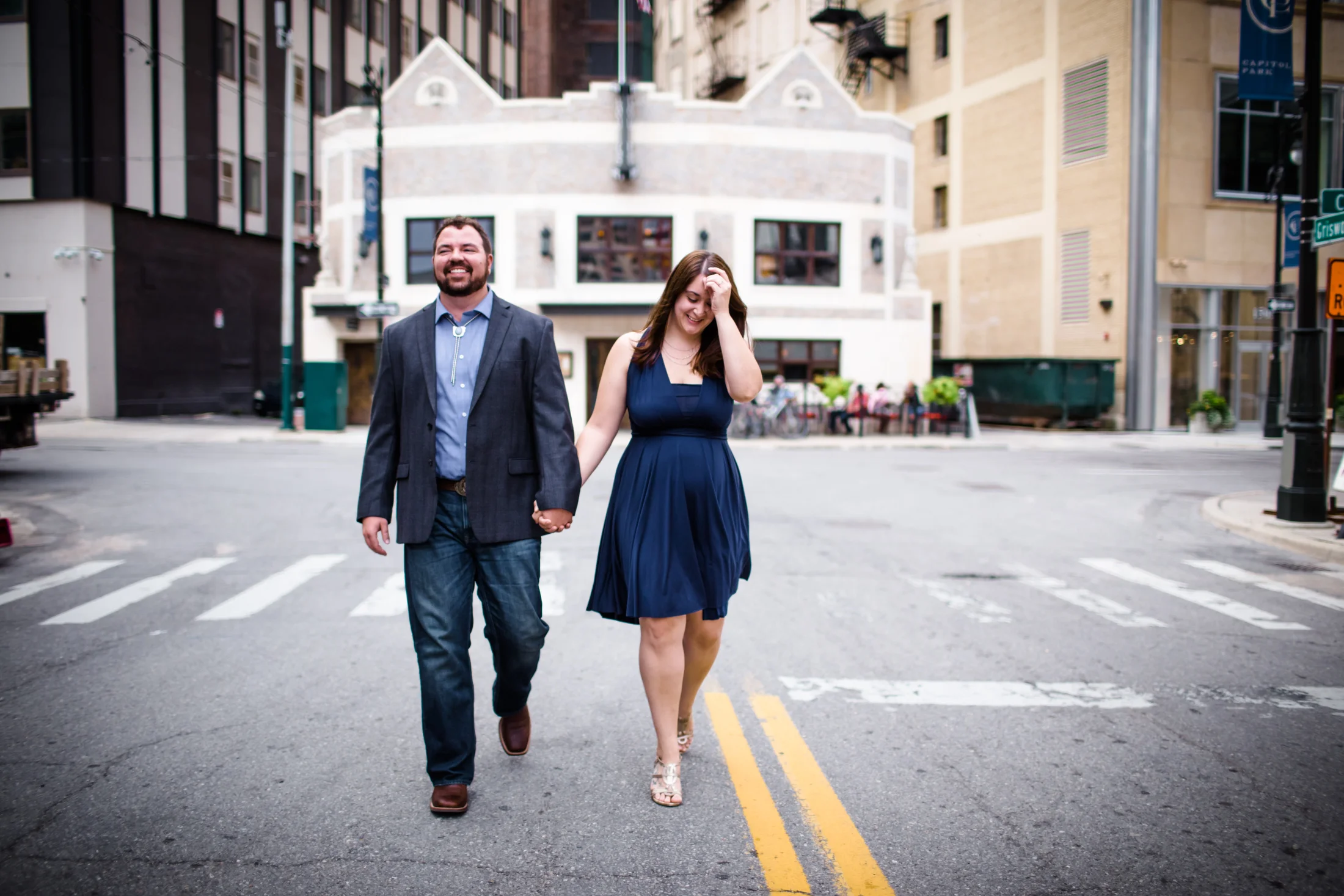  Downtown Detroit engagement session by Pop Mod Photo photographer Ryan Garza 