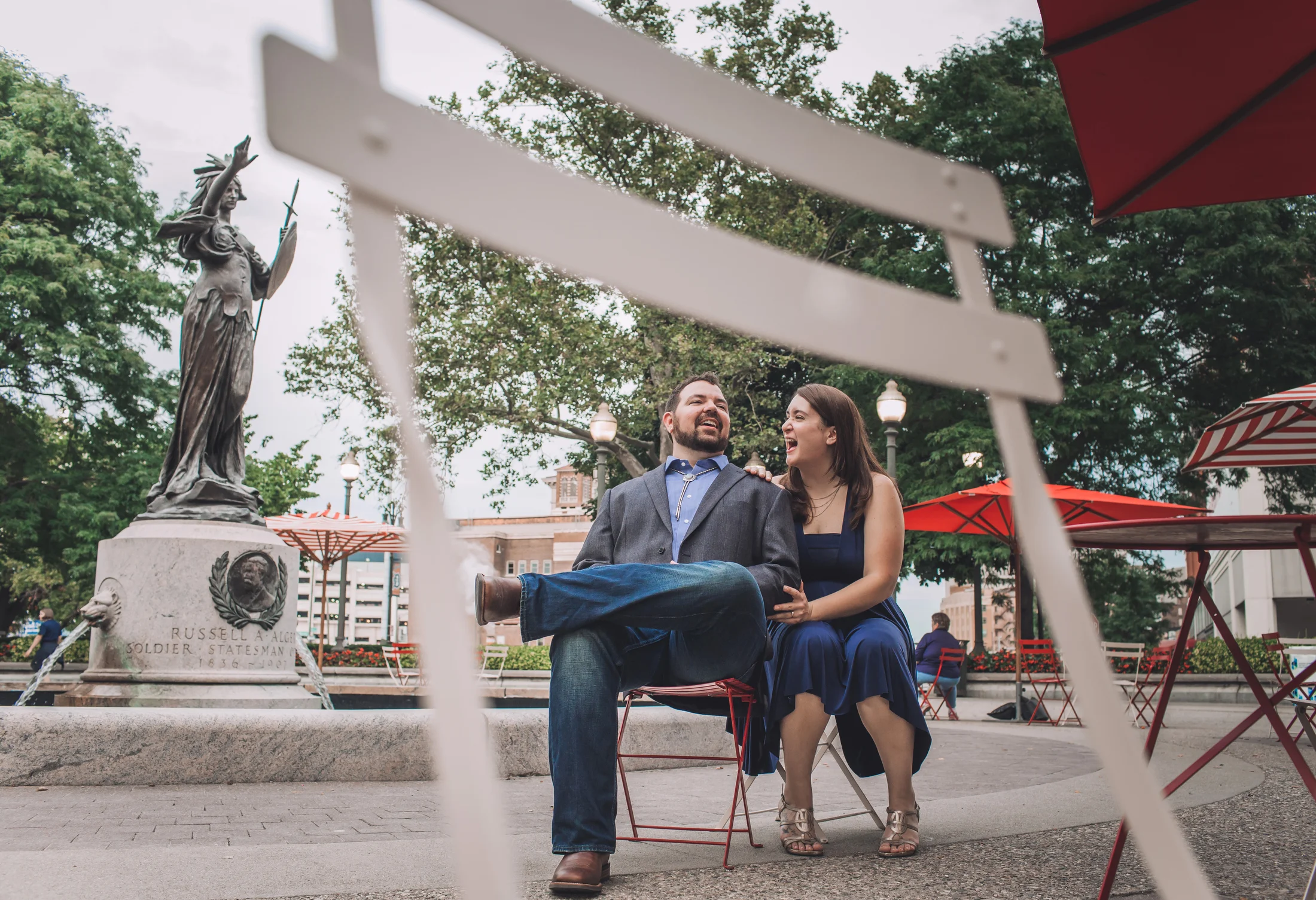  Downtown Detroit engagement session by Pop Mod Photo photographer Ryan Garza 