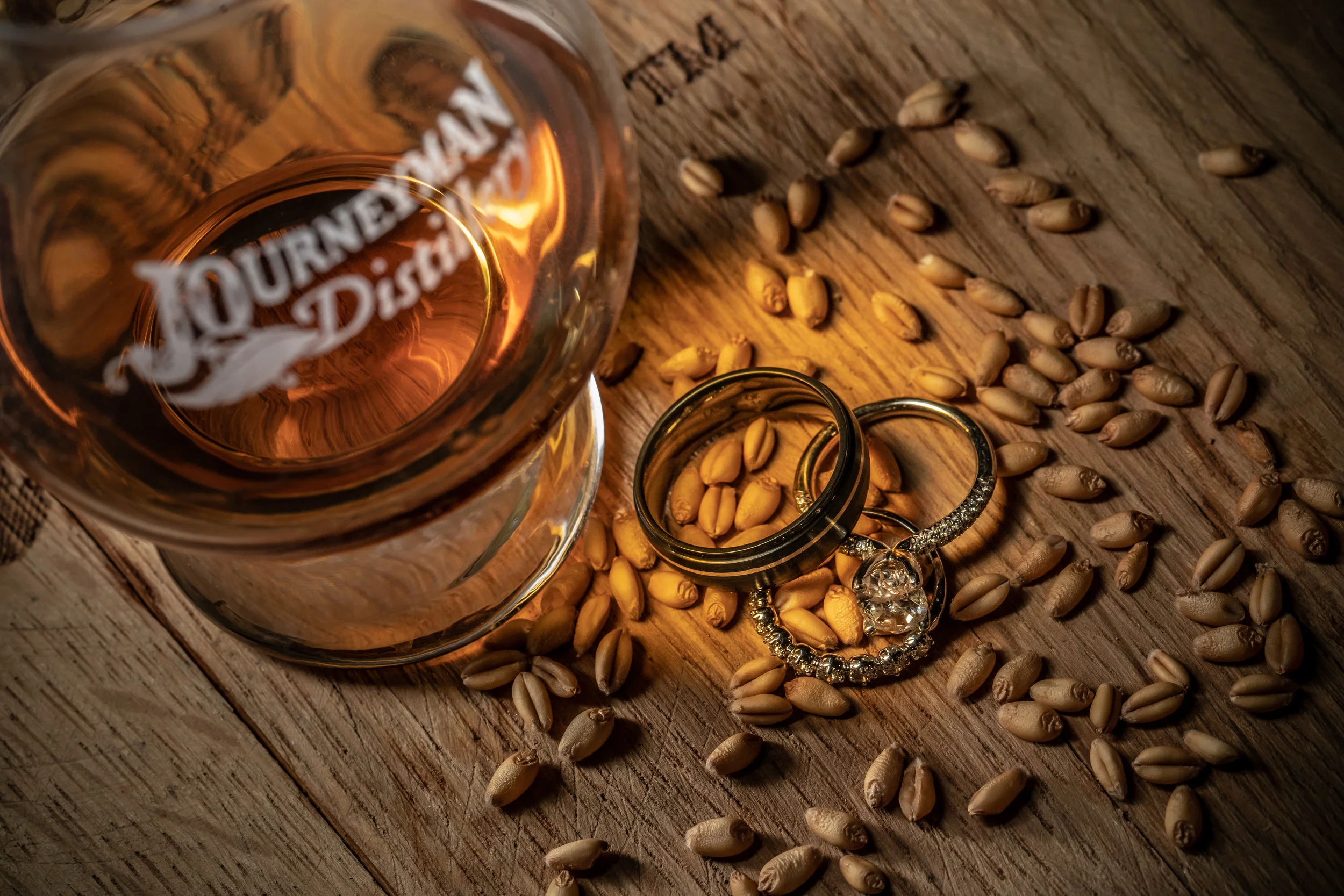  Journeyman Distillery spring wedding of Nick and Rachel in Three Oaks, Michigan located in western Michigan by Pop Mod Photo photographers Ryan Garza & Courtney Simpson. 