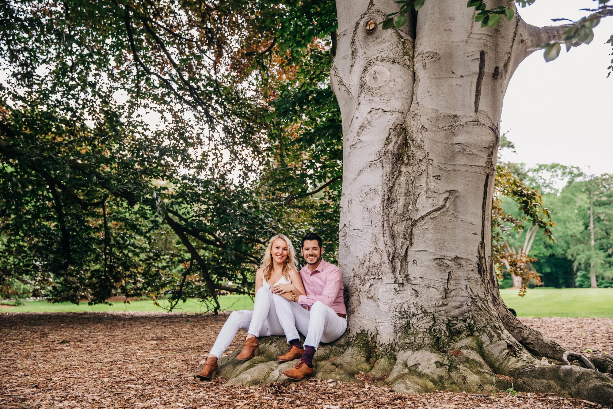  Nikki and Taylor Applewood spring engagement session in Flint, Michigan by Pop Mod Photo photographers Ryan Garza & Courtney Simpson. 