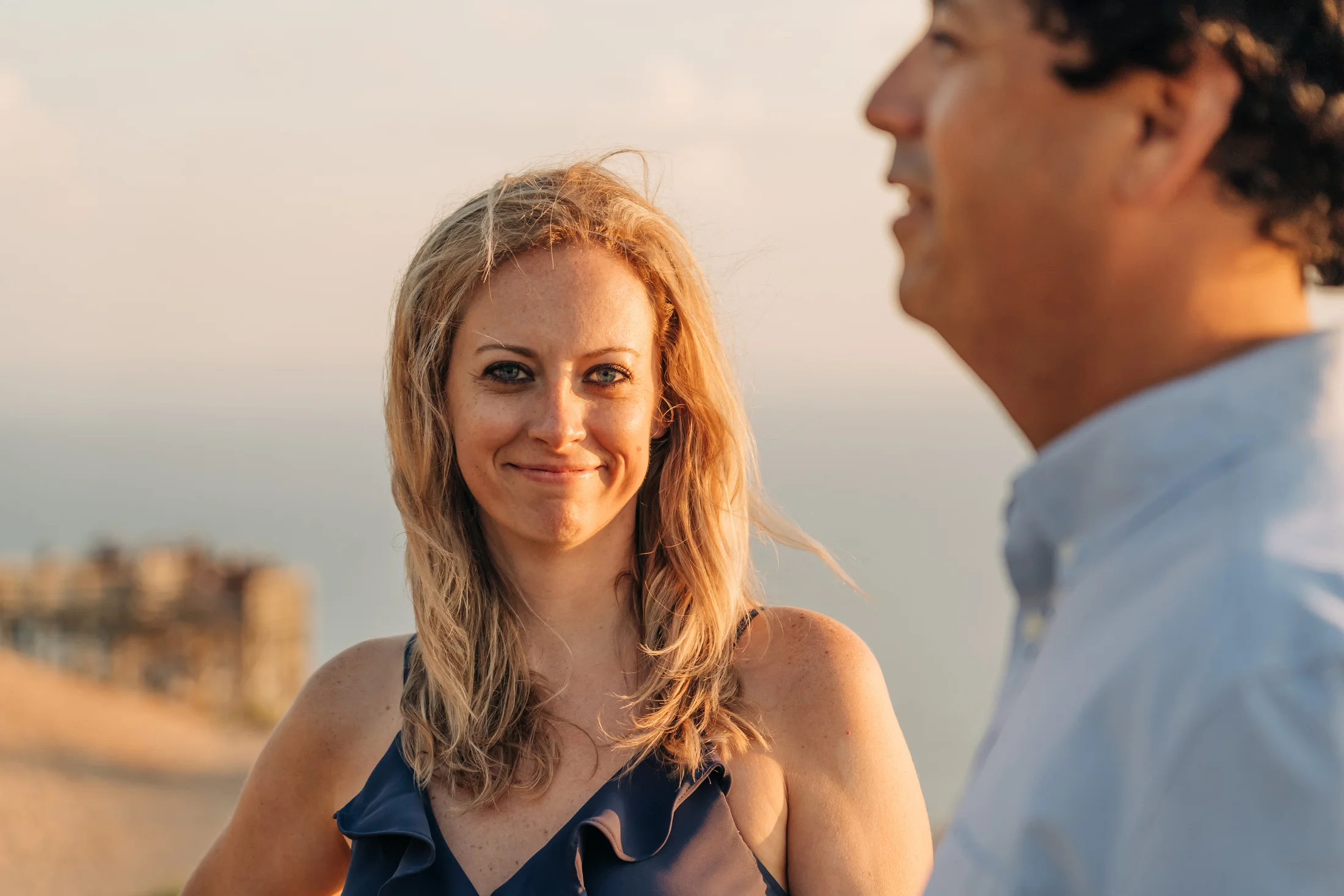  Sleeping Bear Sand Dunes Michigan summer engagement session by Pop Mod Photo photographers Ryan Garza and Courtney Simpson in Empire, Michigan. 