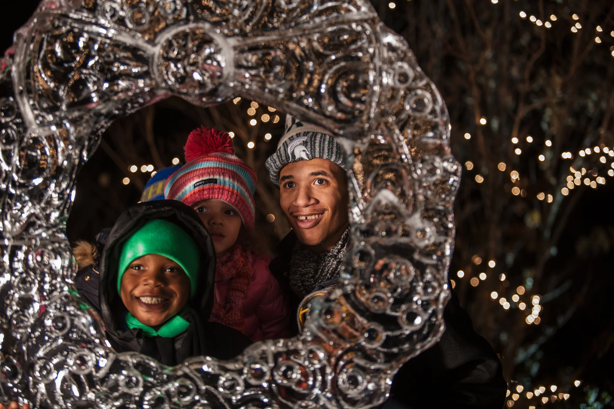  Holiday Walk in Flint Cultural Center in Flint, Michigan by Pop Mod Photo photographers Ryan Garza and Courtney Simpson 