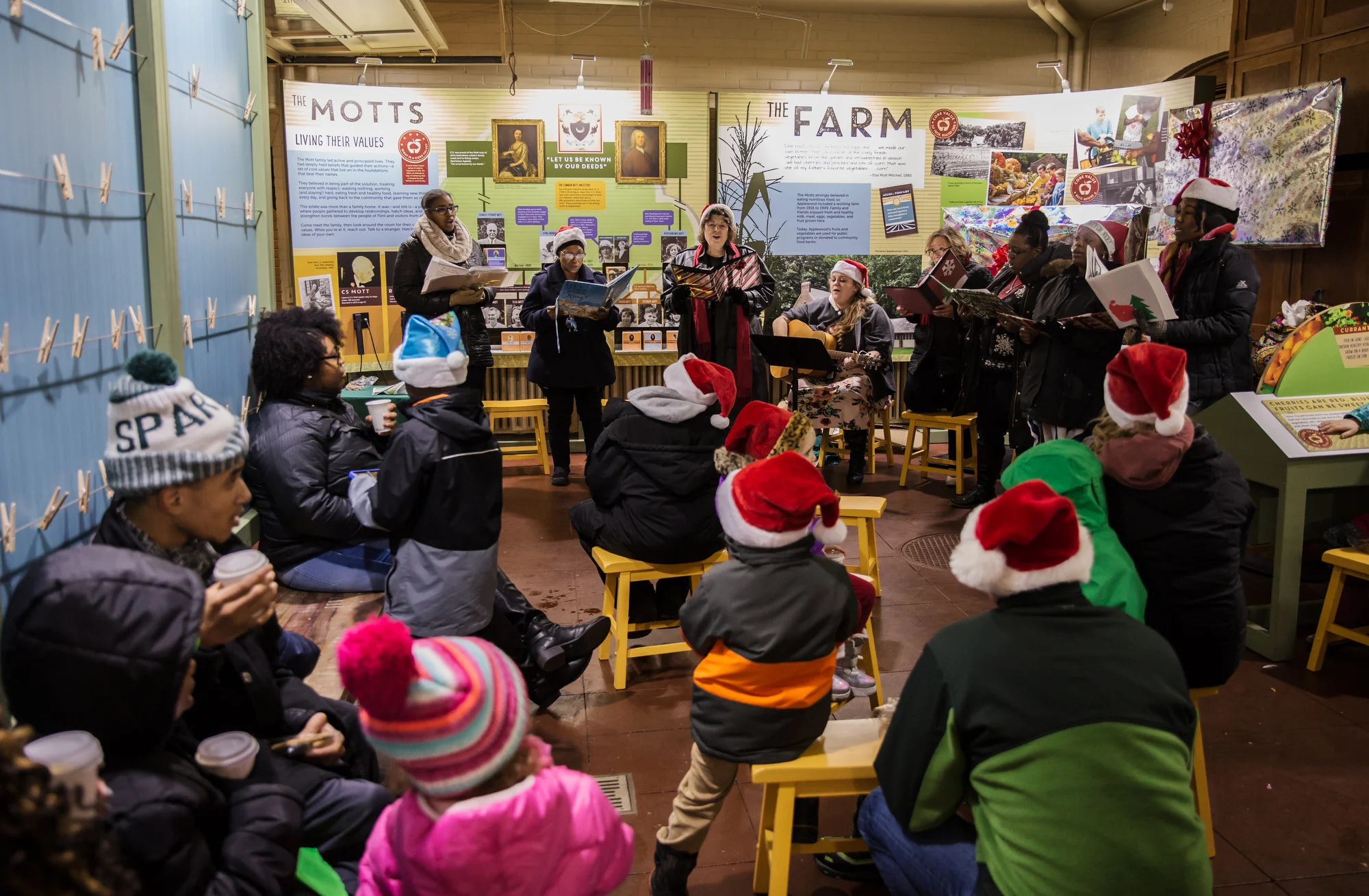  Holiday Walk in Flint Cultural Center in Flint, Michigan by Pop Mod Photo photographers Ryan Garza and Courtney Simpson 