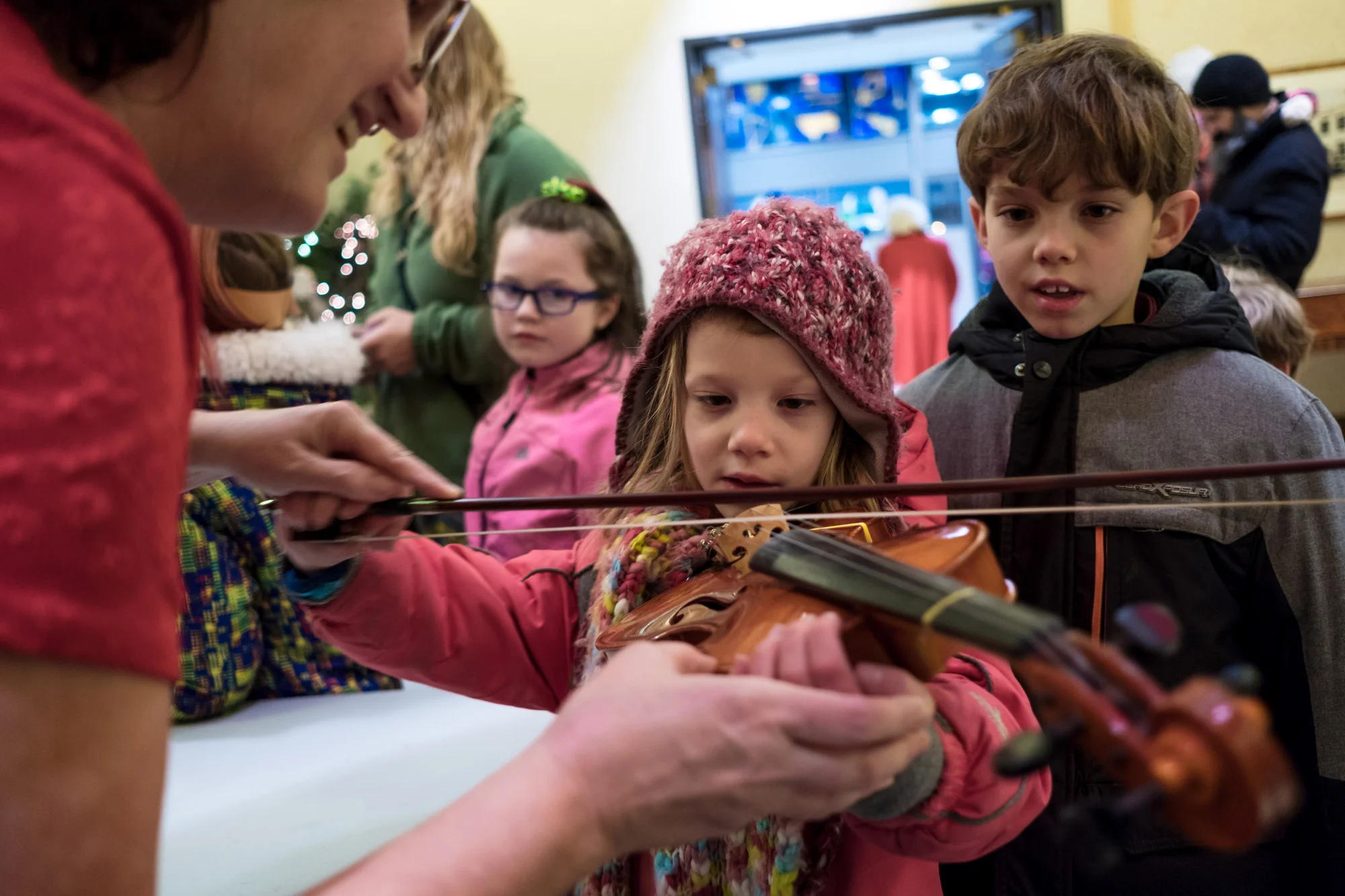  Holiday Walk in Flint Cultural Center in Flint, Michigan by Pop Mod Photo photographers Ryan Garza and Courtney Simpson 