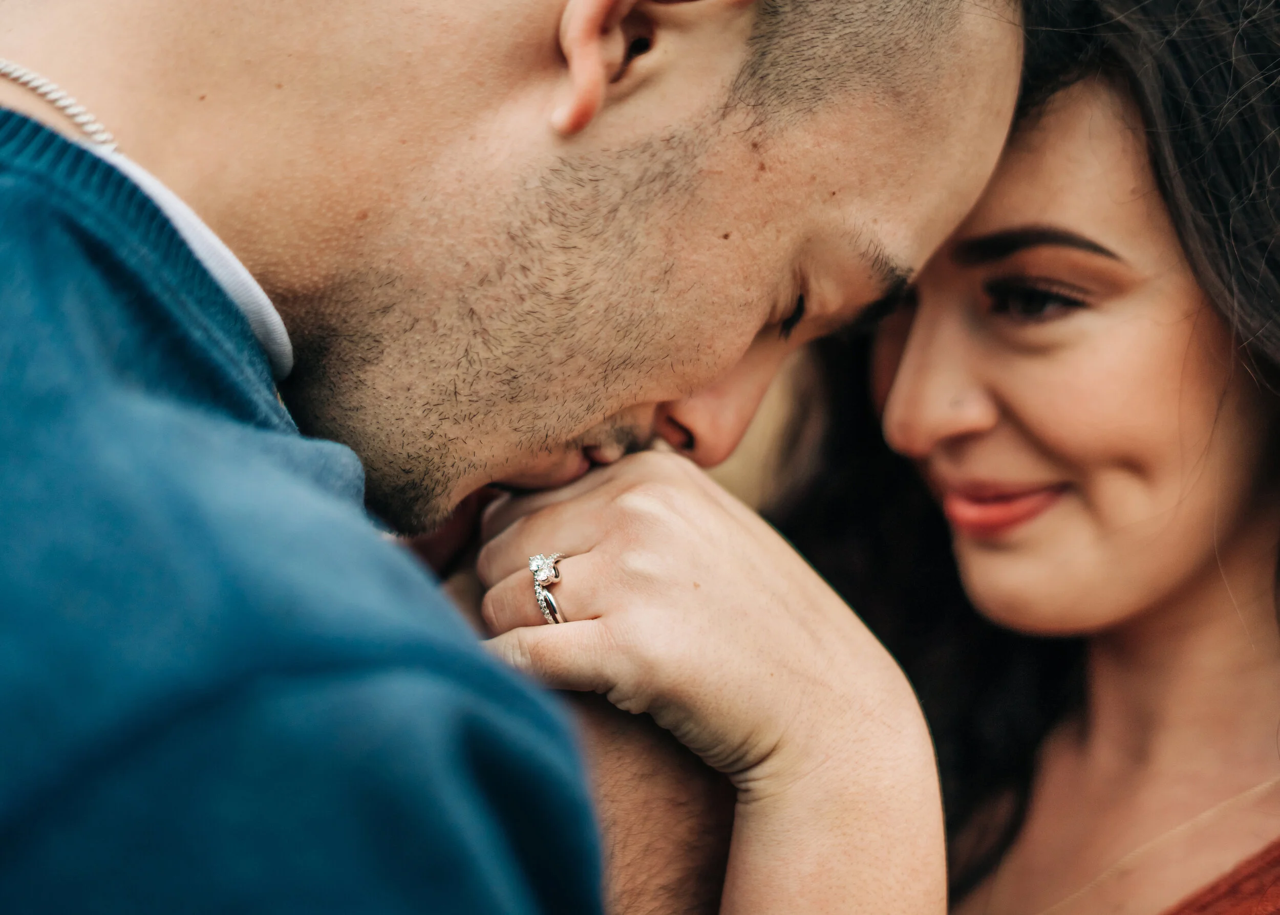  Seven Lakes State Park fall engagement photo session at Seven Lakes State Park in Holly by Pop Mod Photo photographers Ryan Garza and Courtney Simpson 