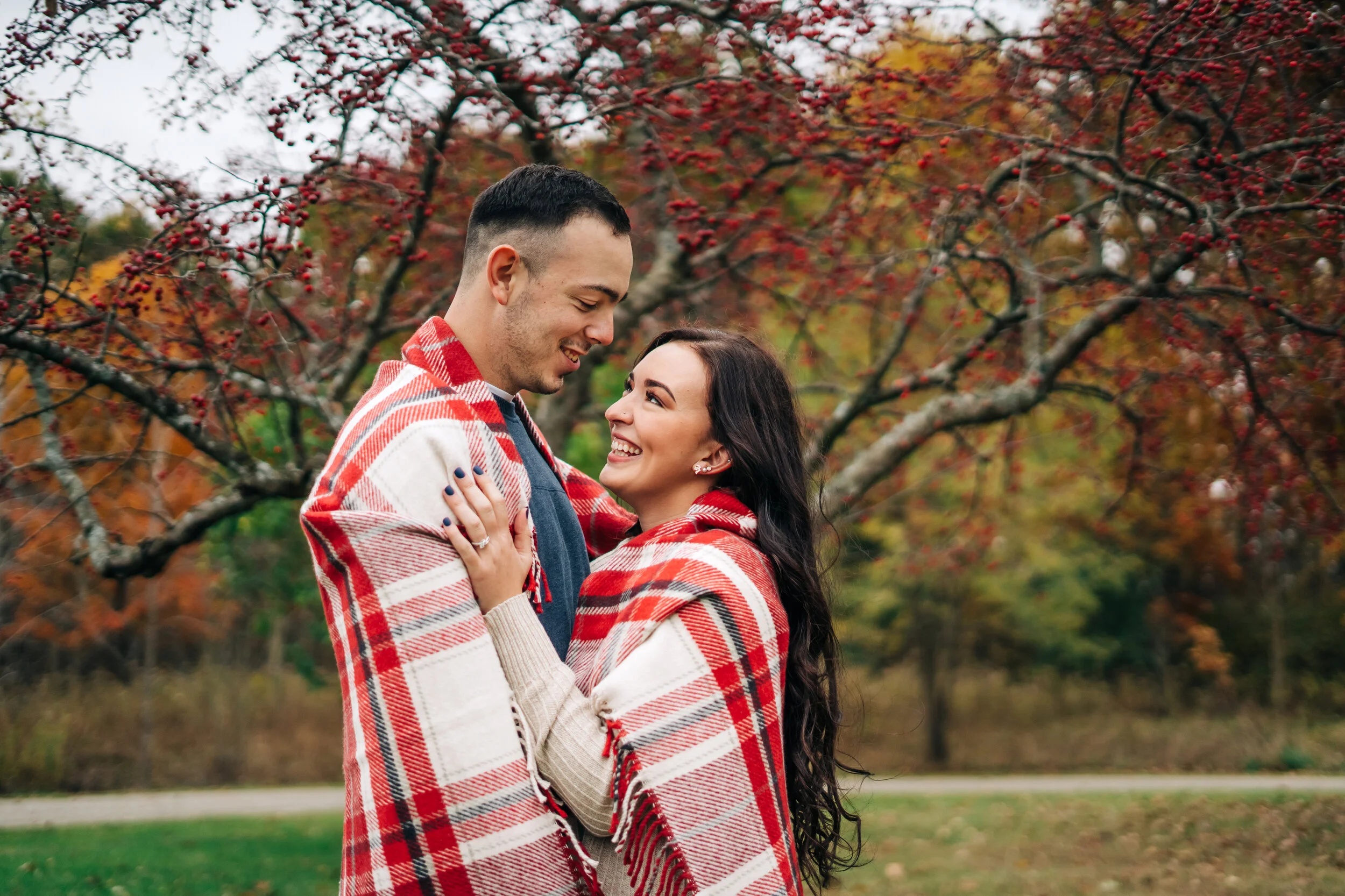  Seven Lakes State Park fall engagement photo session at Seven Lakes State Park in Holly by Pop Mod Photo photographers Ryan Garza and Courtney Simpson 