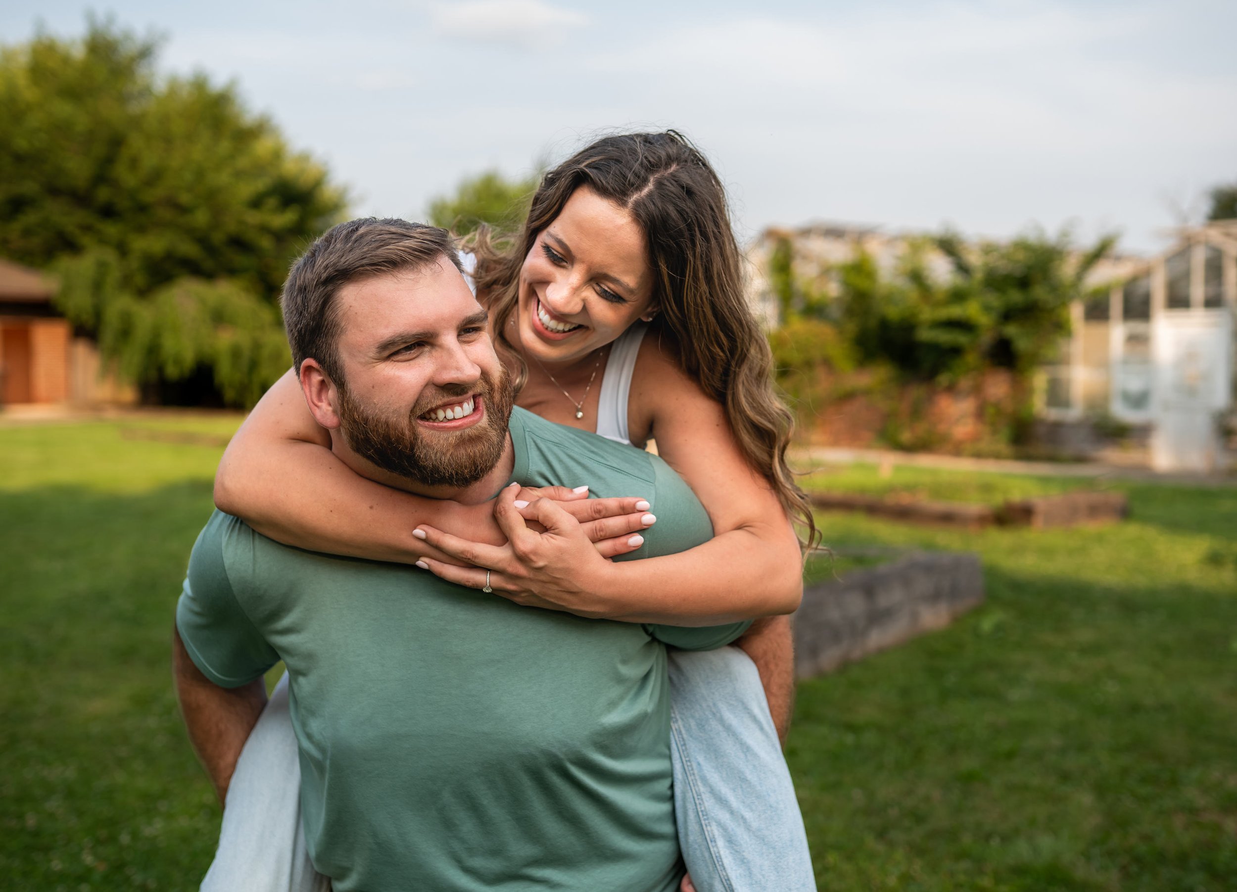  Nichole and Blake celebrated their outdoor summer engagement session at Belle Isle in Detroit, Michigan and were photographed by Pop Mod Photo wedding photographers Courtney Simpson and Ryan Garza. 