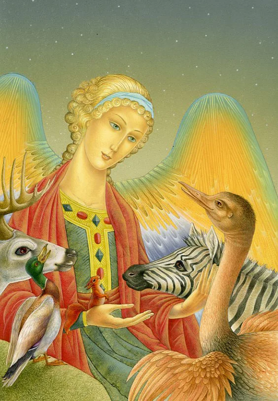 Angels magazine A talking to animals cover 72.jpg