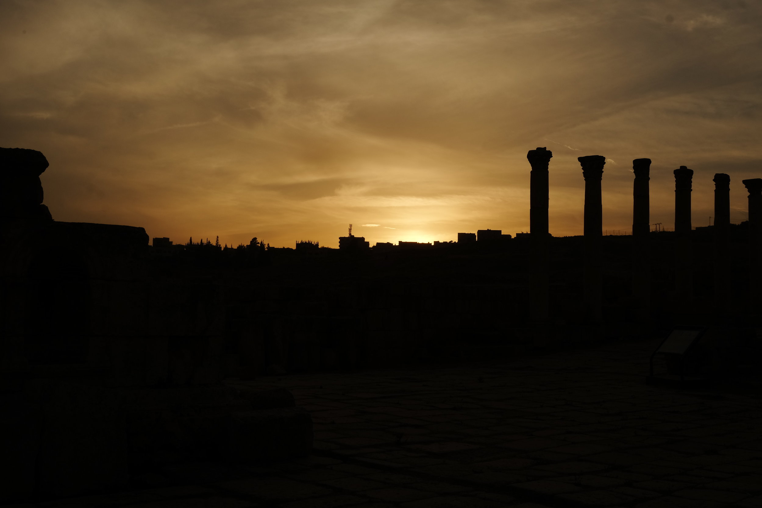 Amazing Middle Eastern sunset