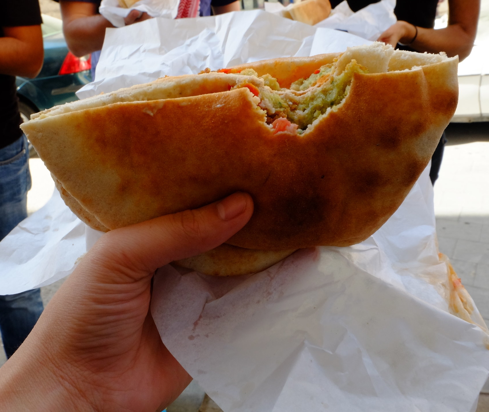 Falafel sandwich