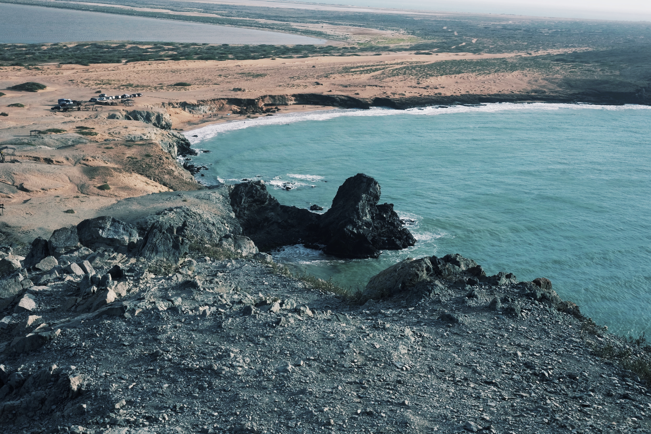 Where the dunes meet the sea.