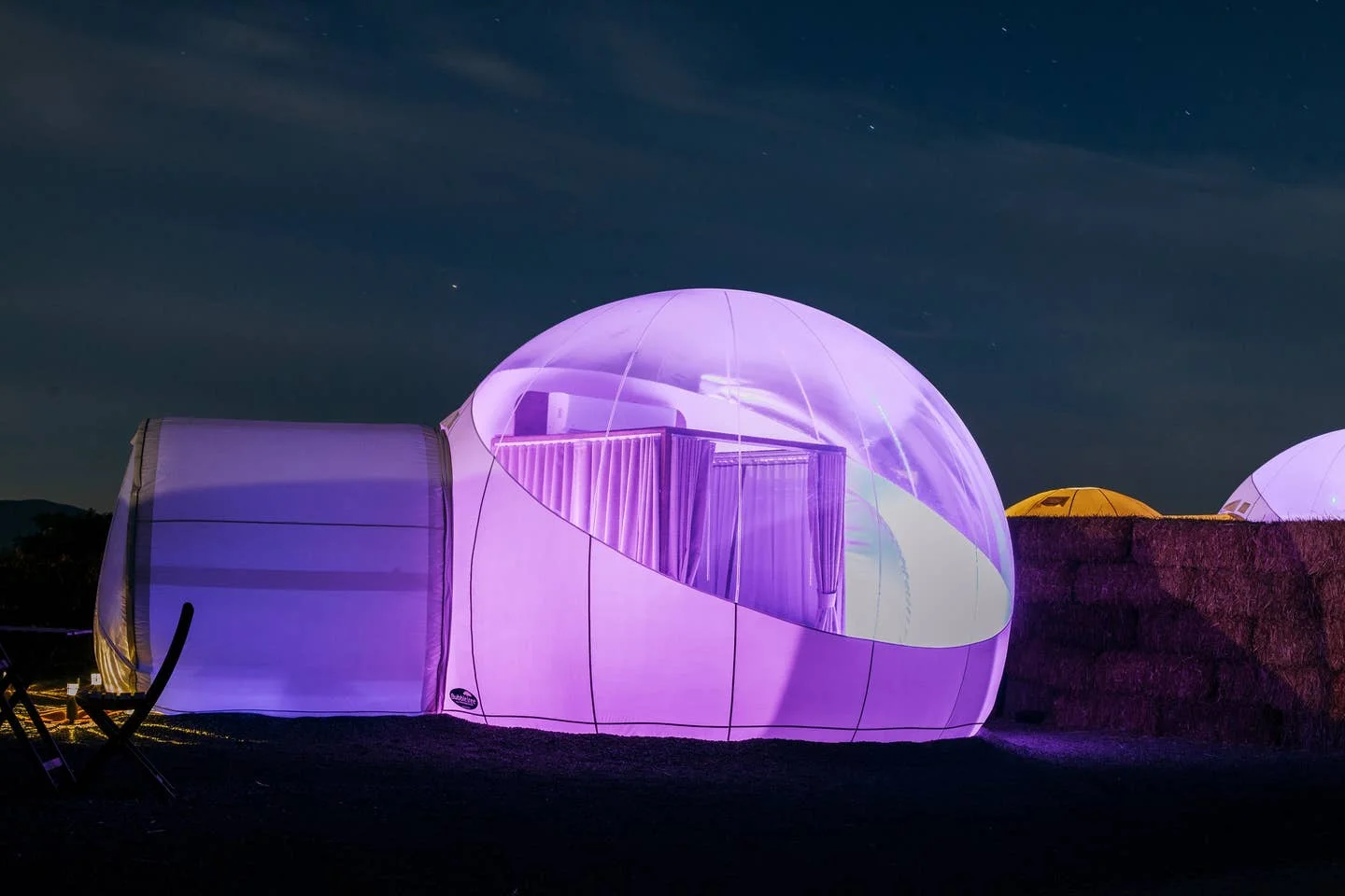 Mexico's most famous wine country! Stay in a bubble tent at an unique eco-resort in Valle de Guadalupe!