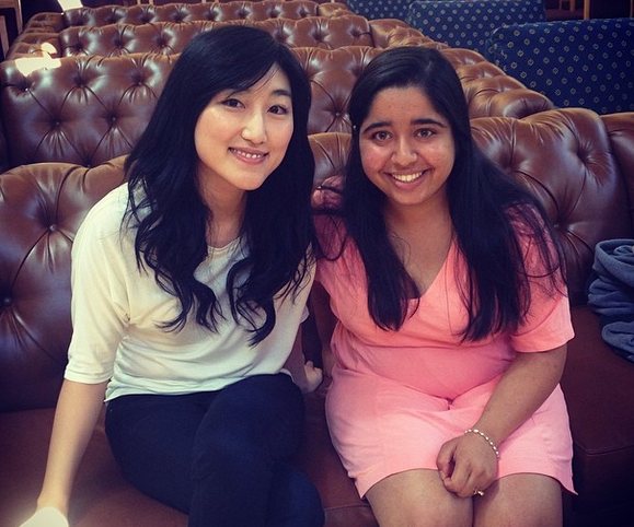 Me with fellow speaker, co-founder and CEO of Polyvore, Jess Lee (and a Stanford CS alum!)