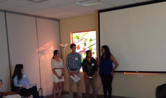 Orenda at one of its first pitch sessions!